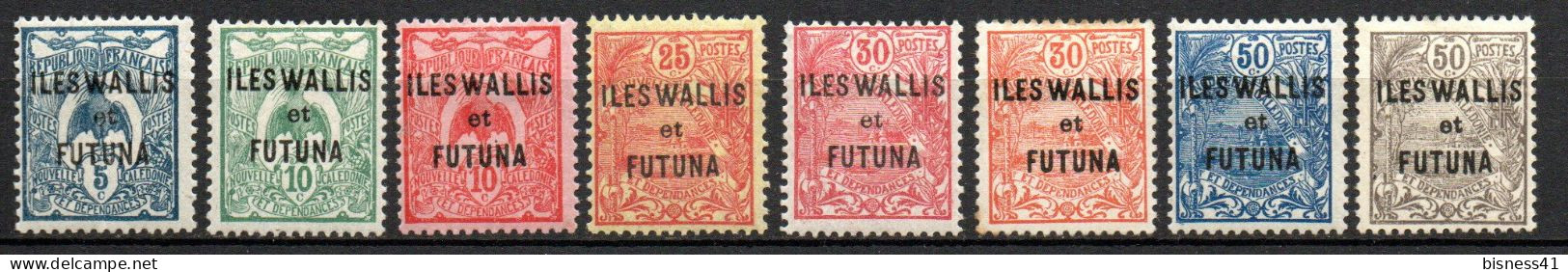 Col33 Colonie Wallis & Futuna N° 18 à 25 Neuf X MH Cote : 14,50€ - Ungebraucht