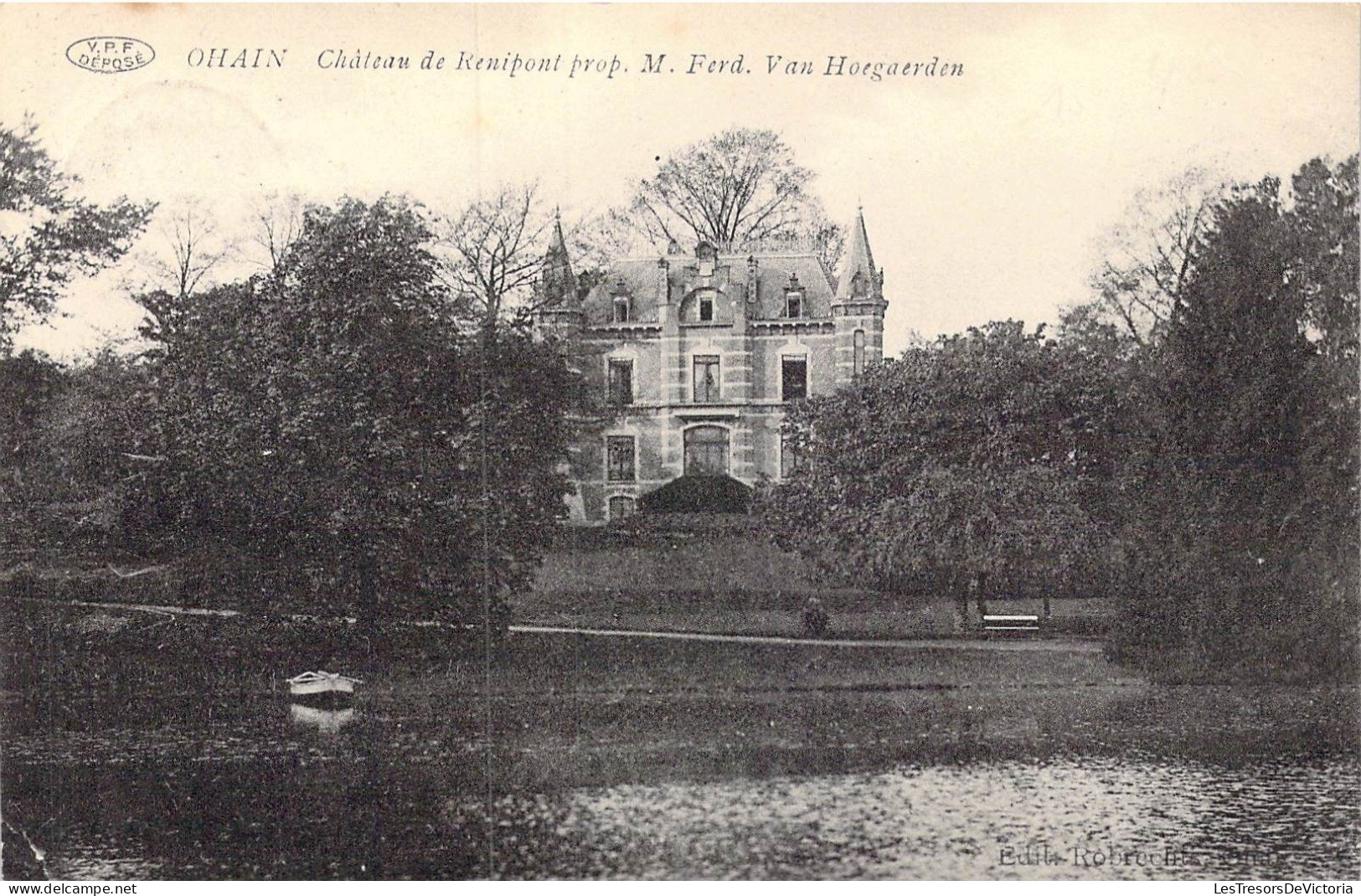 FRANCE - 59 - Ohain - Château De Renipont - Propriétaire : M.Ferd. Van Hoegaerden - Carte Postale Ancienne - Other & Unclassified