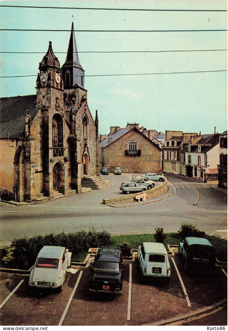 Locminé * Automobiles Automobile Citroën 2cv CITROEN * Place De L'église - Locmine