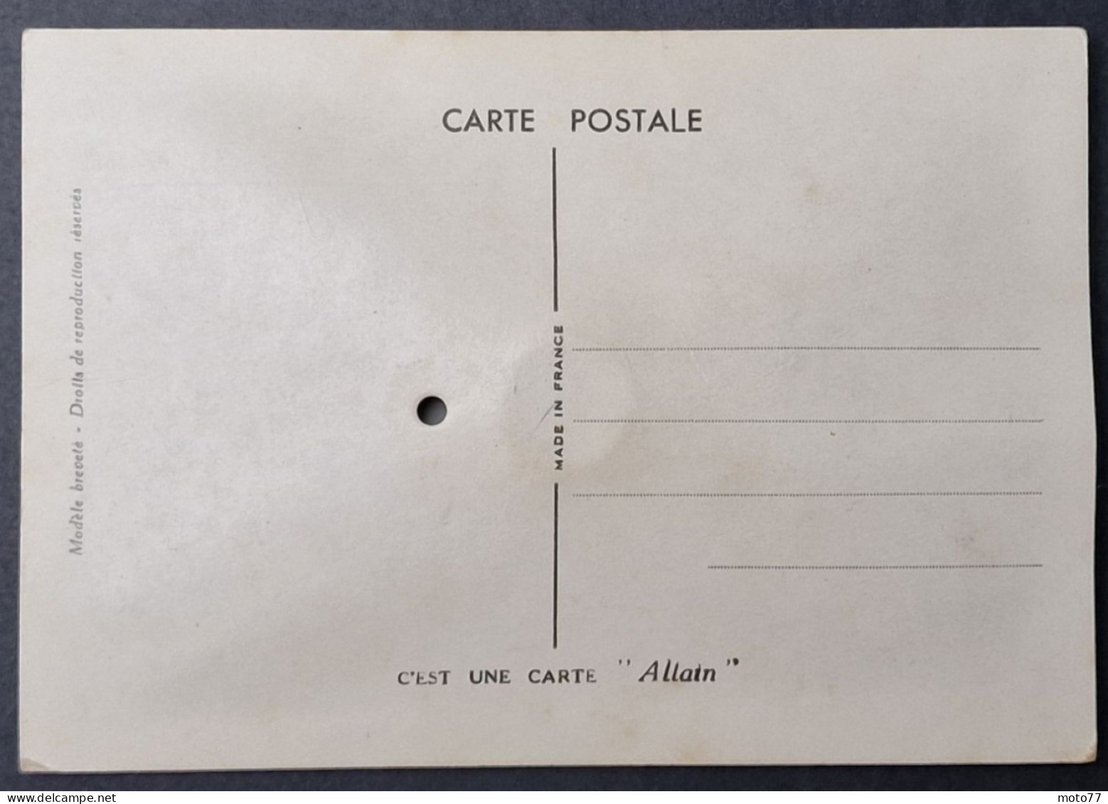 CP Carte Postale à SYSTÈME "Allain" - MUSICALE - Péruche Oiseau - Vers 1966 - A Systèmes