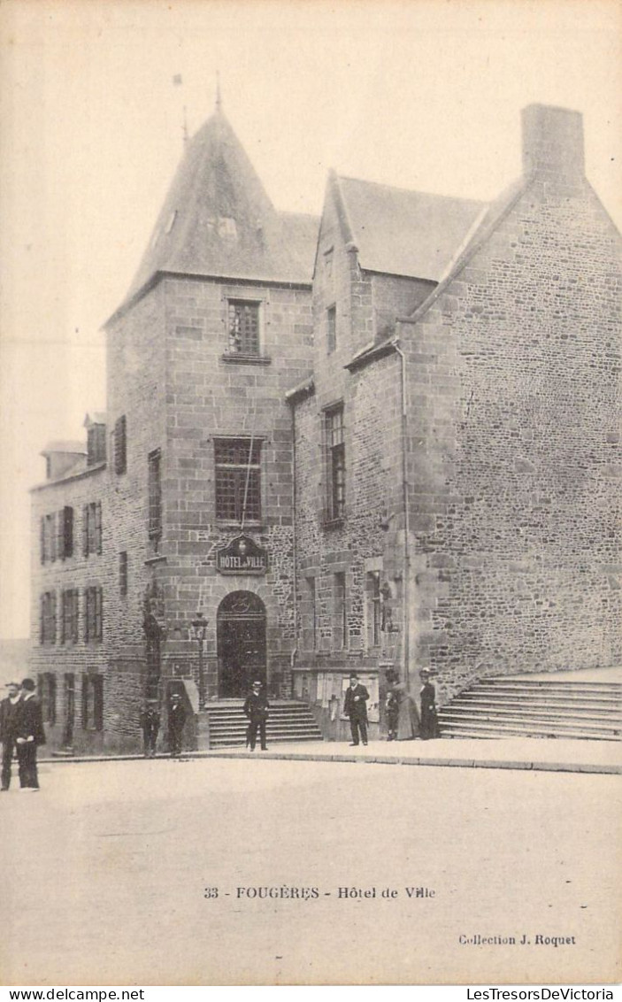 FRANCE - 35 - Fougères - Hôtel De Ville - Carte Postale Ancienne - Fougeres