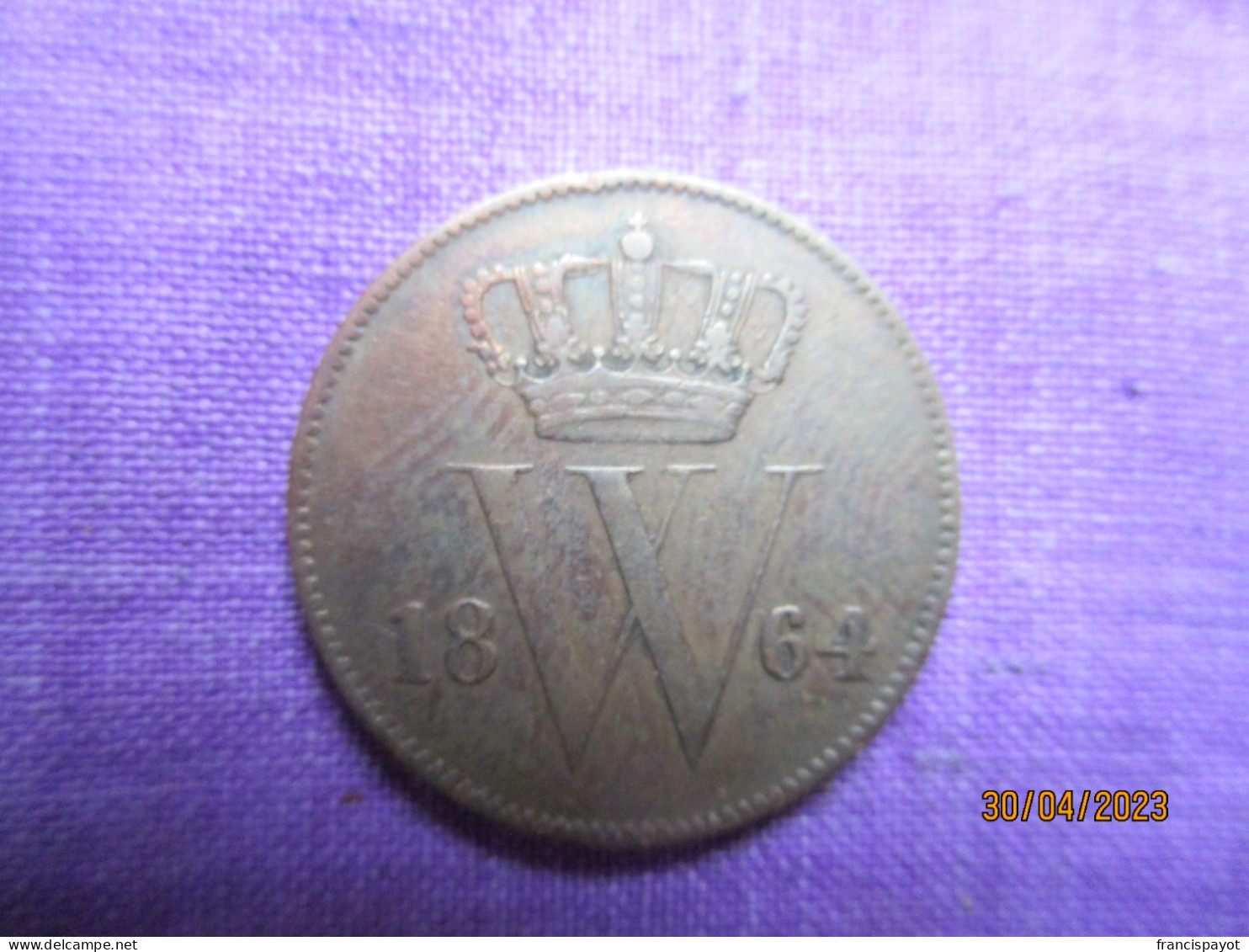 Netherlands: 1 Cent 1864 - 1815-1840: Willem I