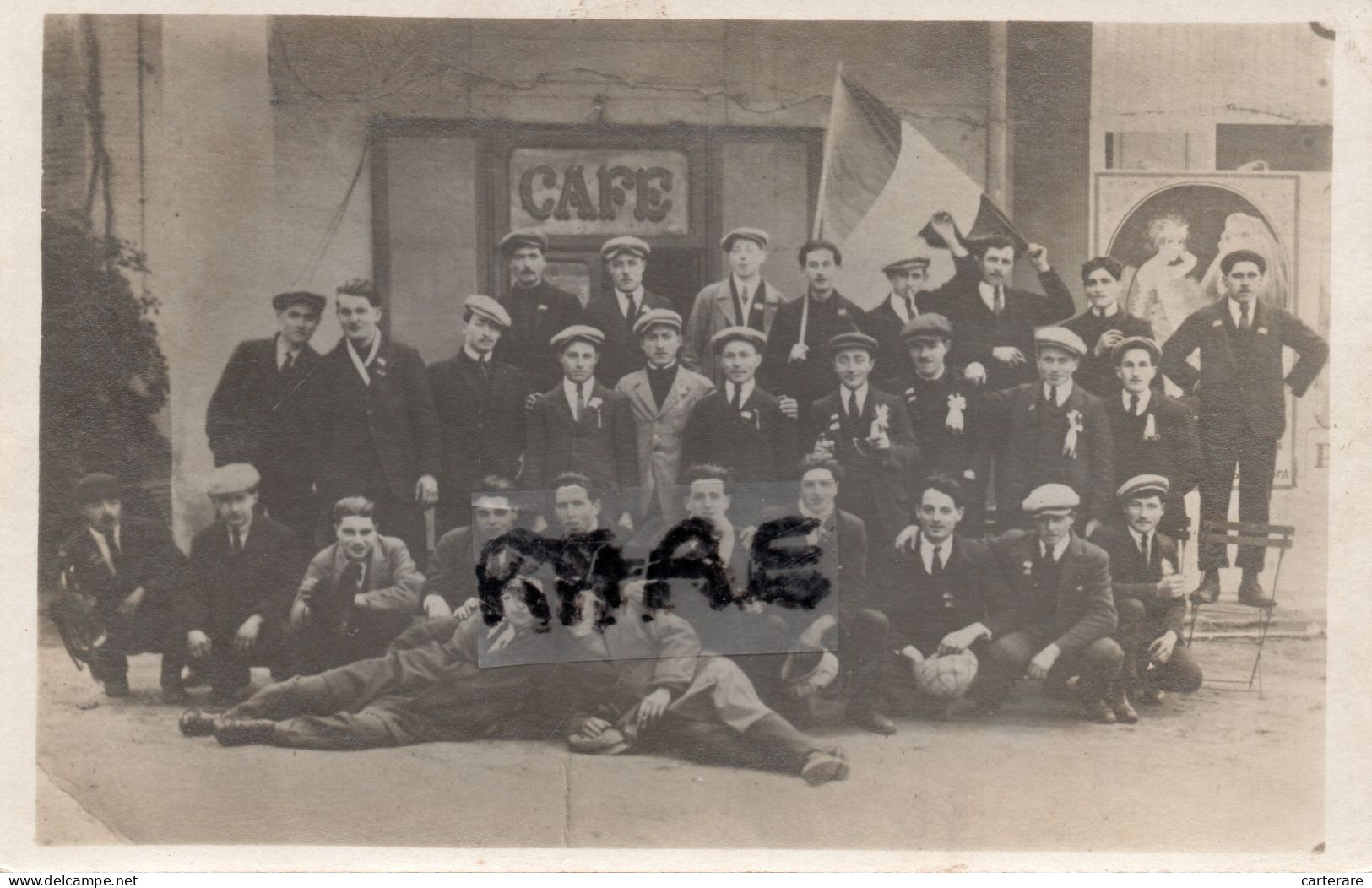 CARTE PHOTO,18,CHER,ARGENT SUR SAULDRE,CONSCRITS,CONSCRIT,RARE - Argent-sur-Sauldre