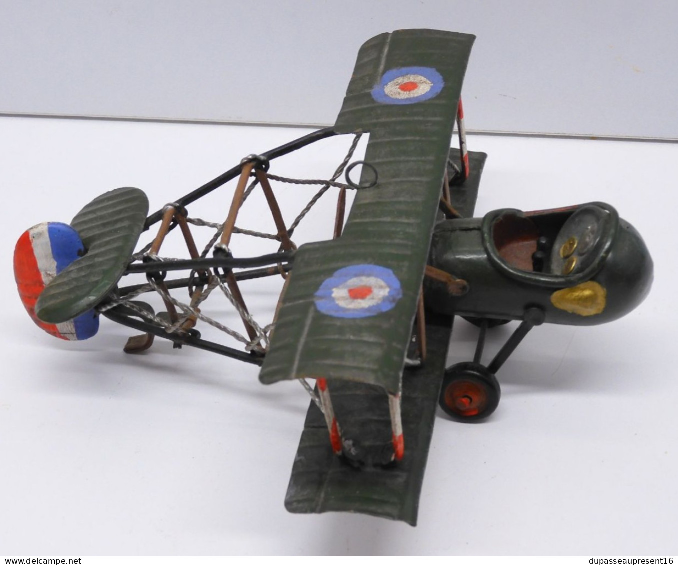 -3 MAQUETTES AVIONS 1ere GUERRE WW1 2 Français 1 Allemand collection vitrine  E