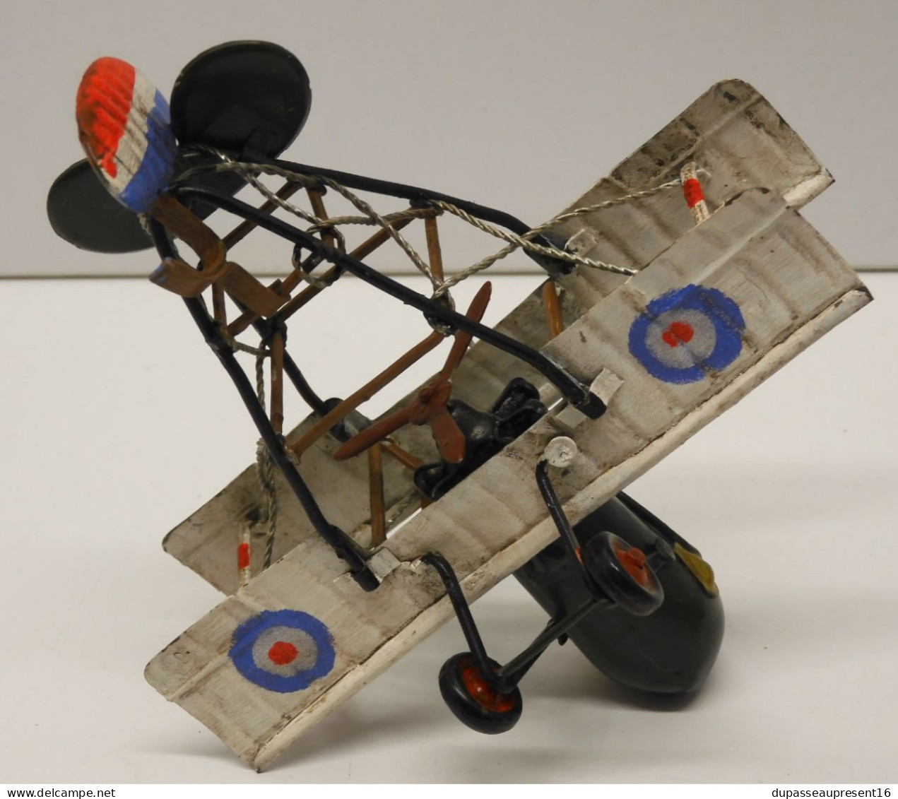 -3 MAQUETTES AVIONS 1ere GUERRE WW1 2 Français 1 Allemand collection vitrine  E