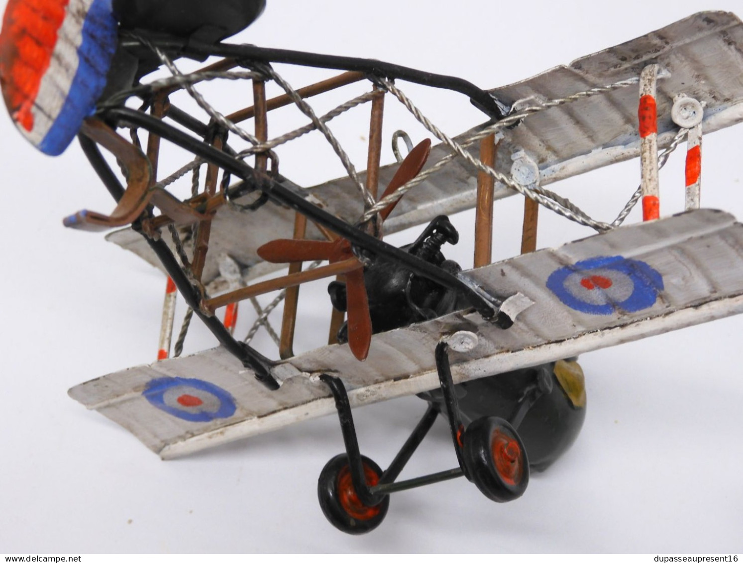 -3 MAQUETTES AVIONS 1ere GUERRE WW1 2 Français 1 Allemand collection vitrine  E