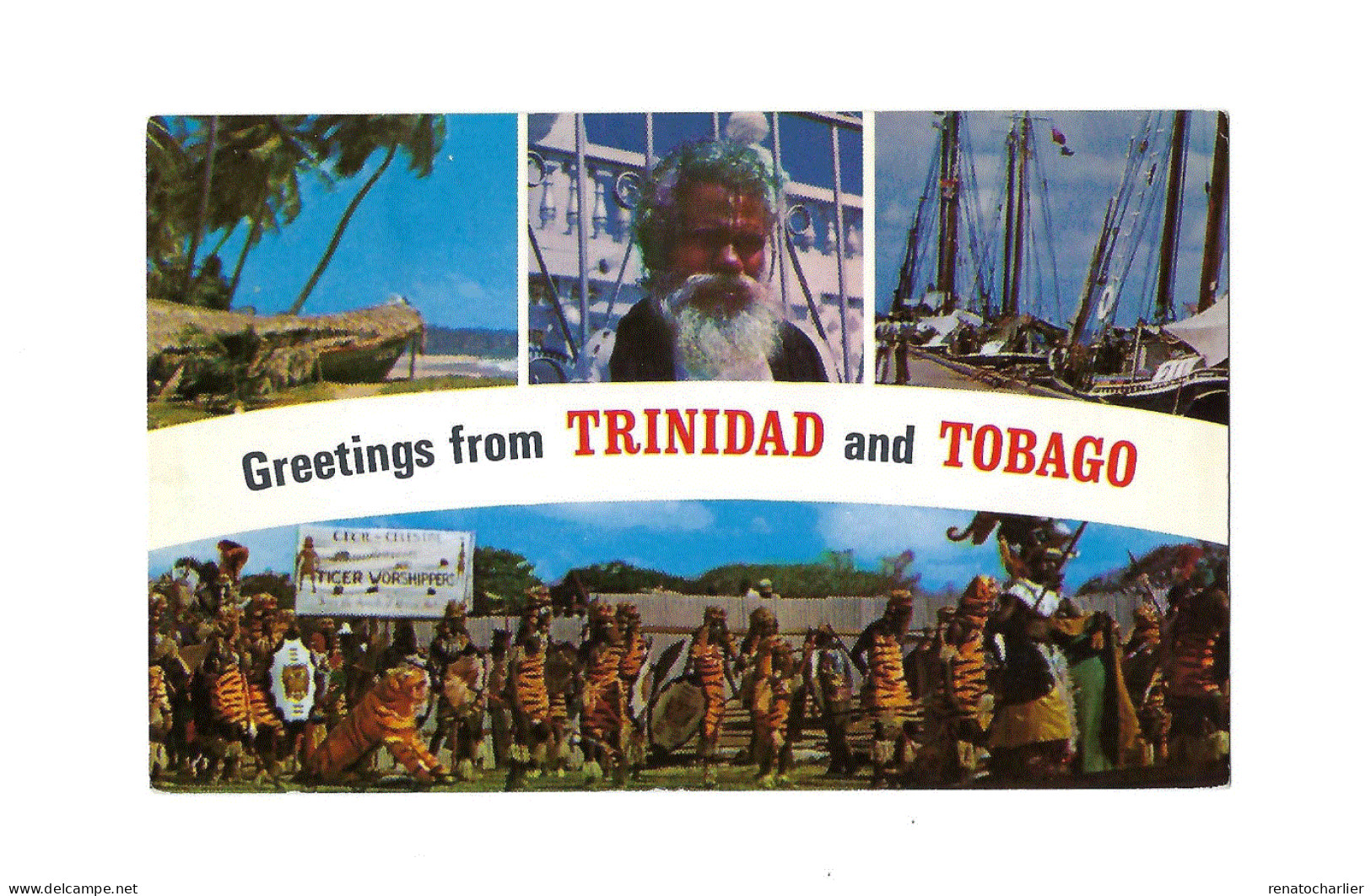 Greetings From Trinidad And Tobago .Expédié à Borgerhout (Belgique) - Trinidad