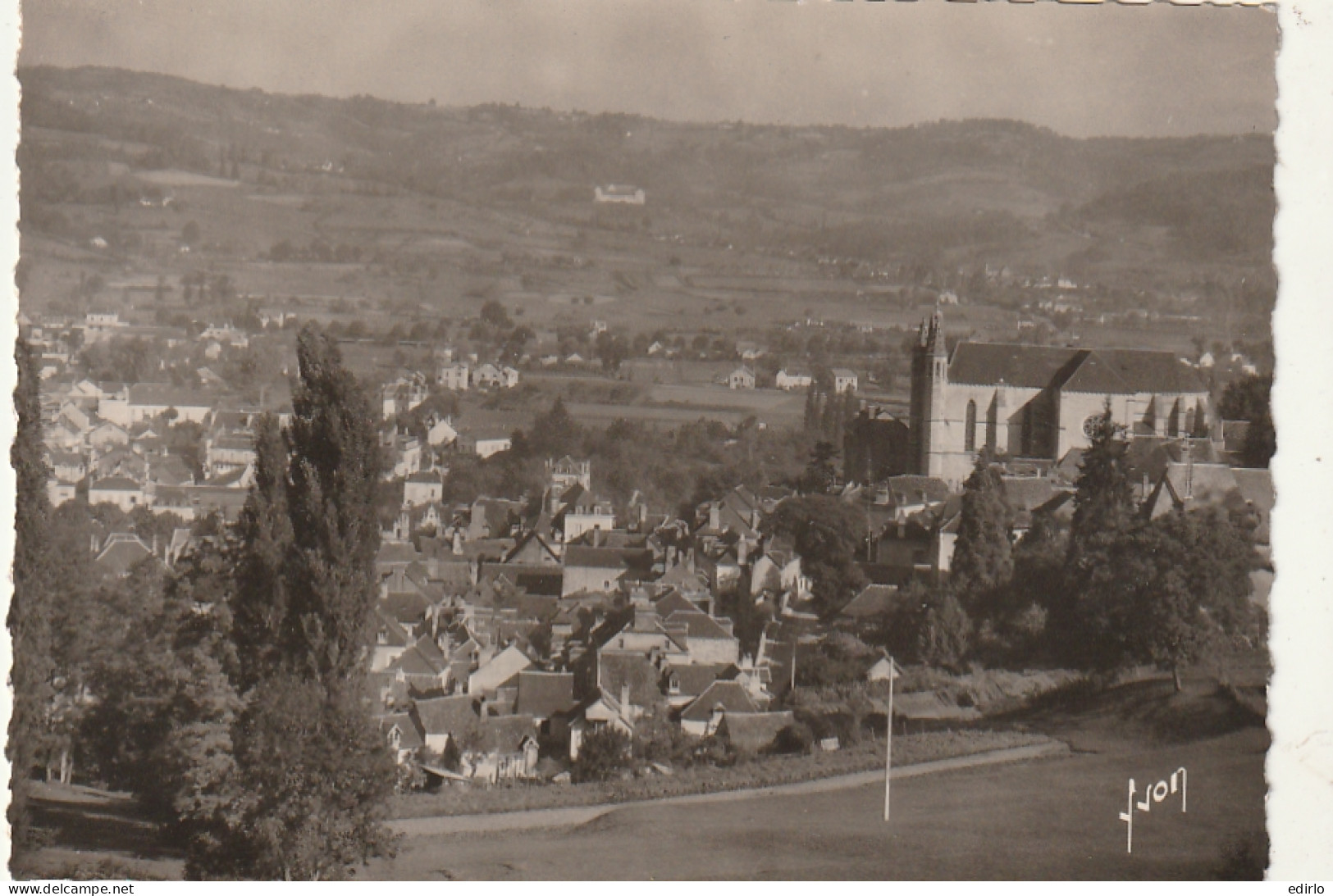  *** 24  *** TERRASSON DORDOGNE  Vue Générale TTB  Timbrée 1949  - Terrasson-la-Villedieu