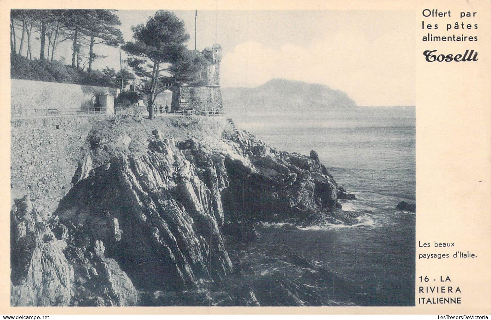 ITALIE - Offert Par Les Pâtes Alimentaire Goselli - Les Beaux Paysages D'Italie - La Riviera.. - Carte Postale Ancienne - Other & Unclassified