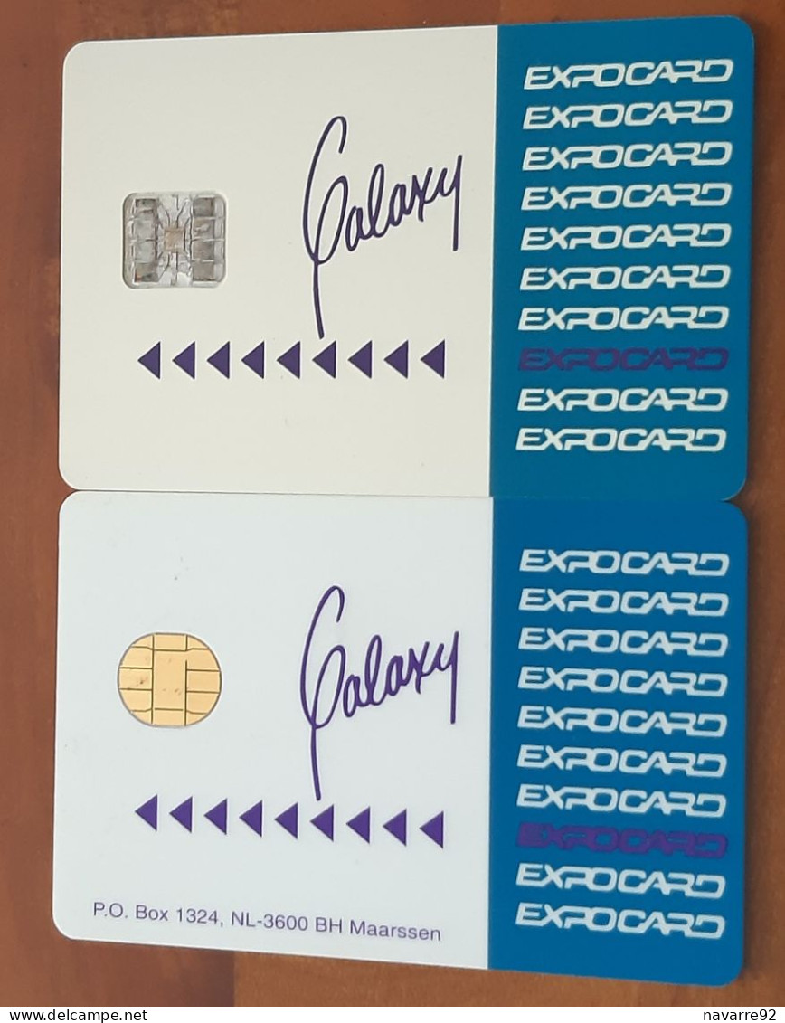 LOT 2 ANCIENNES CARTES A PUCE GALAXY EXPOCARD T.B.E !!! - Other & Unclassified