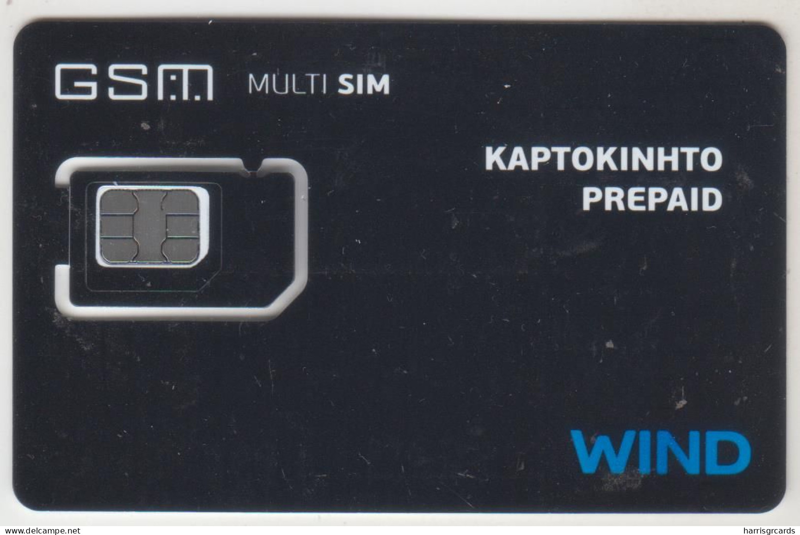 GREECE - Multi Sim, Prepaid (Glossy Surface), WIND GSM Card, Mint - Griechenland
