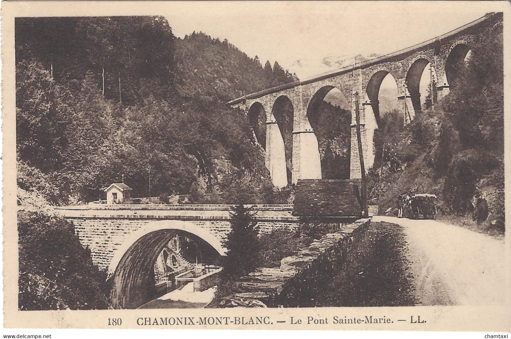 74 LES HOUCHES 10 CARTES VIADUC FERROVAIRE SAINTE MARIE TRAIN PLM SNCF A VOIX METRIQUE VALLEE DE CHAMONIX MONT BLANC - Ouvrages D'Art