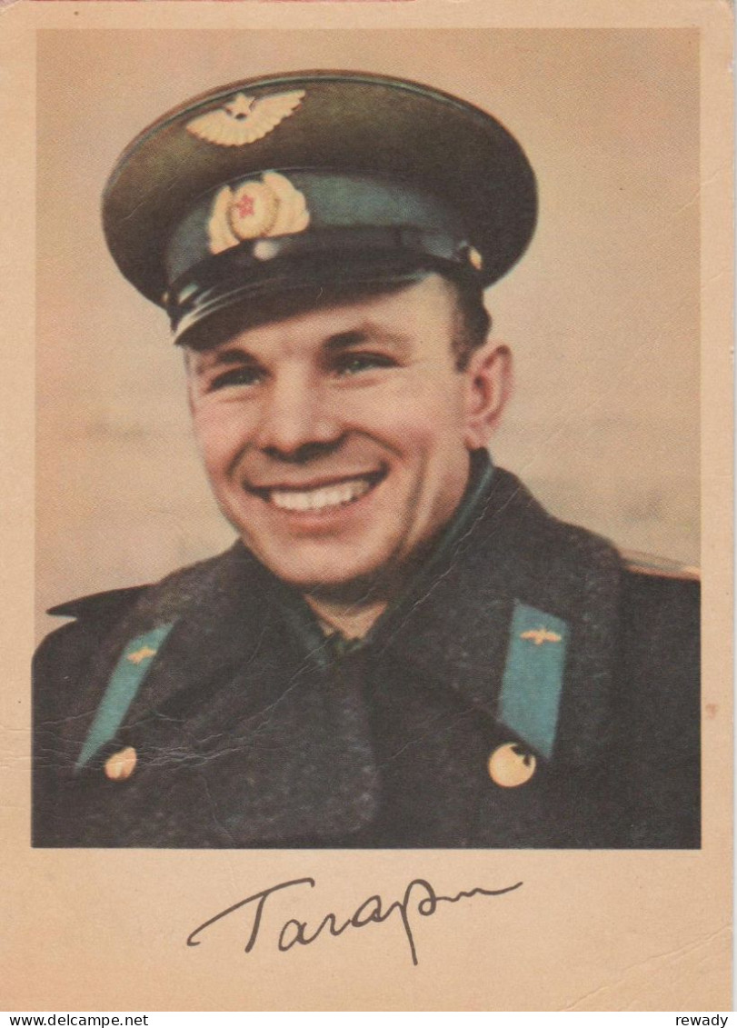 Russia - Yuri Gagarin - Signature - Espace