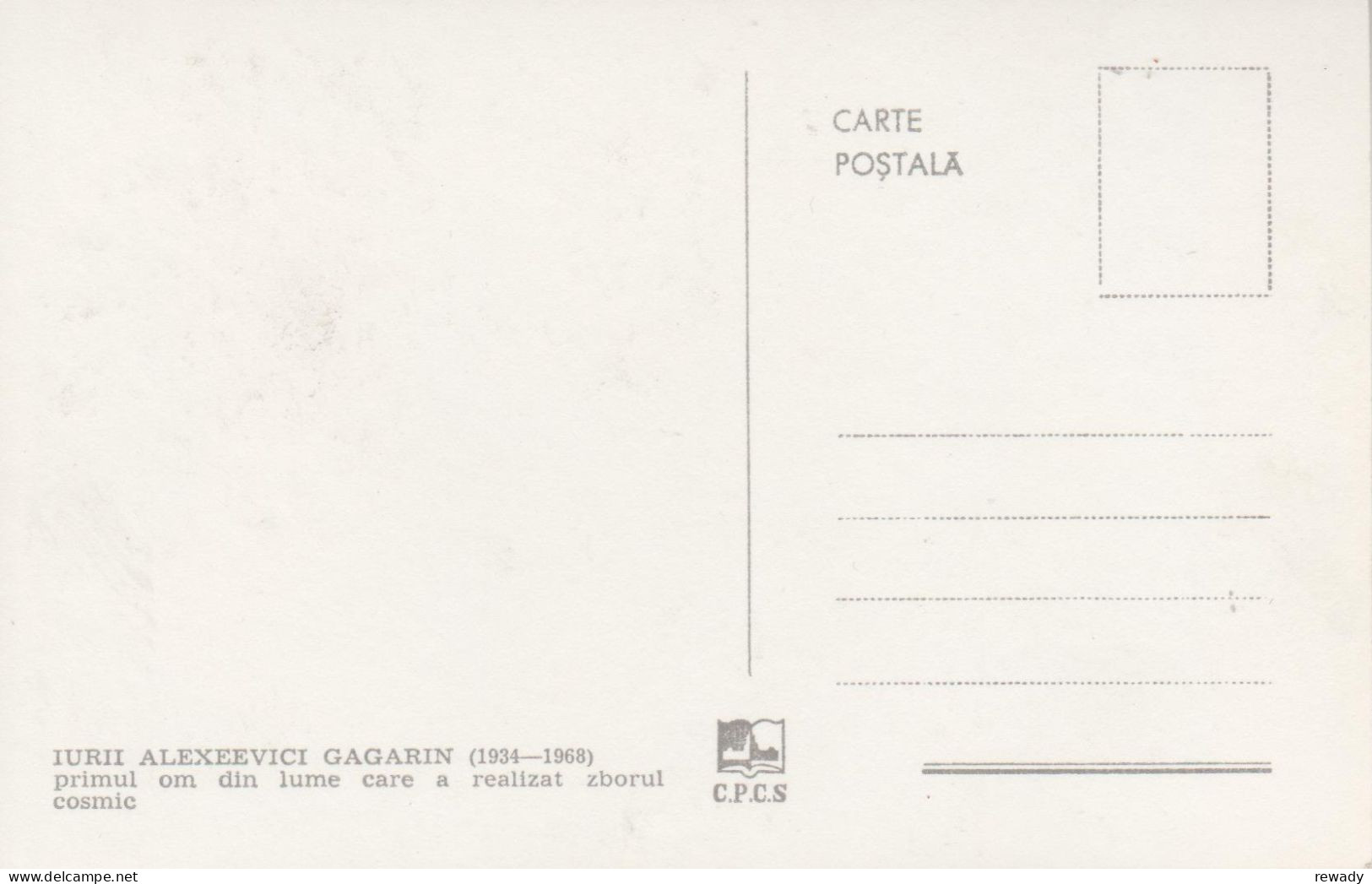 Russia - Yuri Gagarin - Maximum Postcard - Espace
