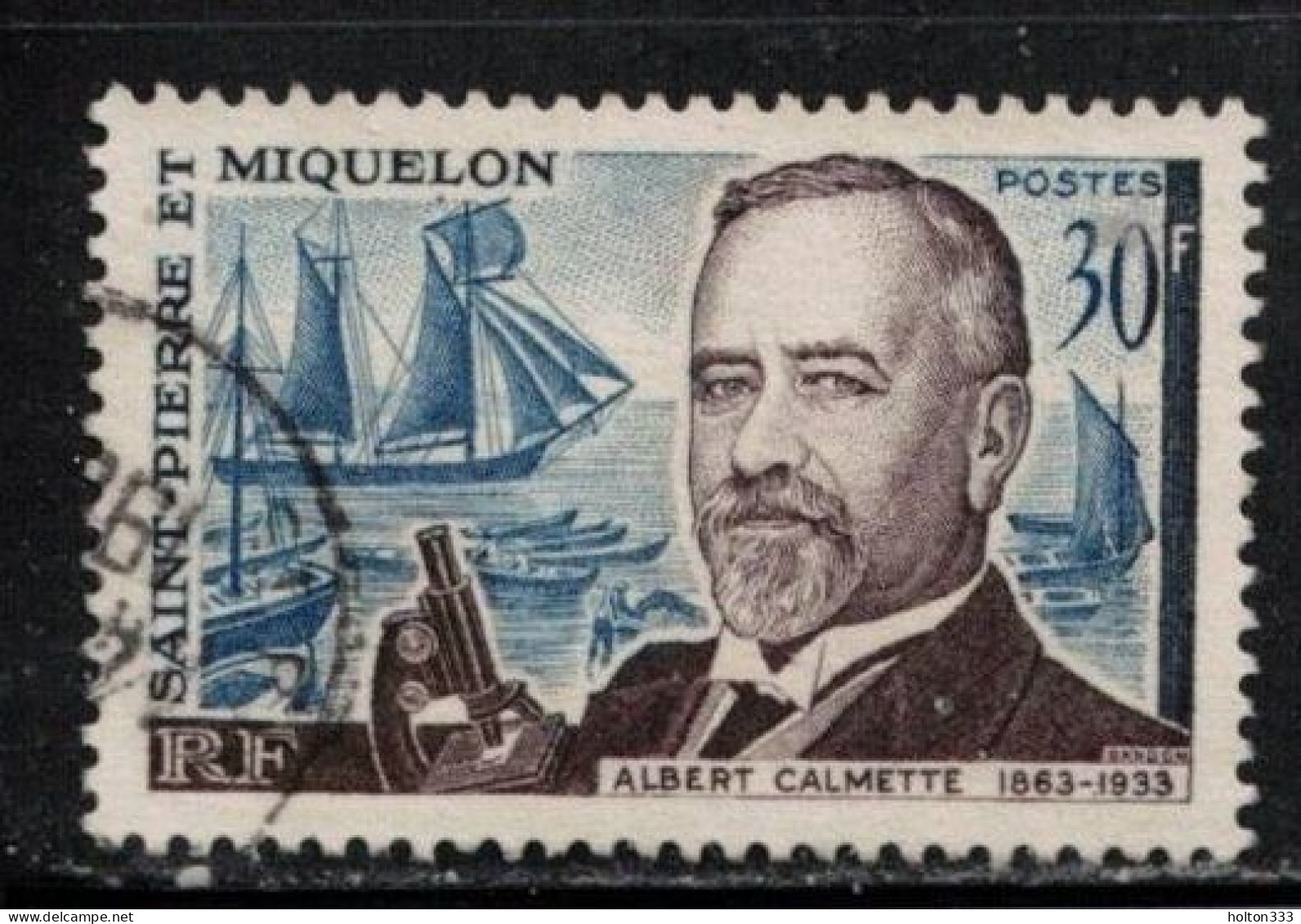 ST PIERRE & MIQUELON Scott # 366 Used - Used Stamps