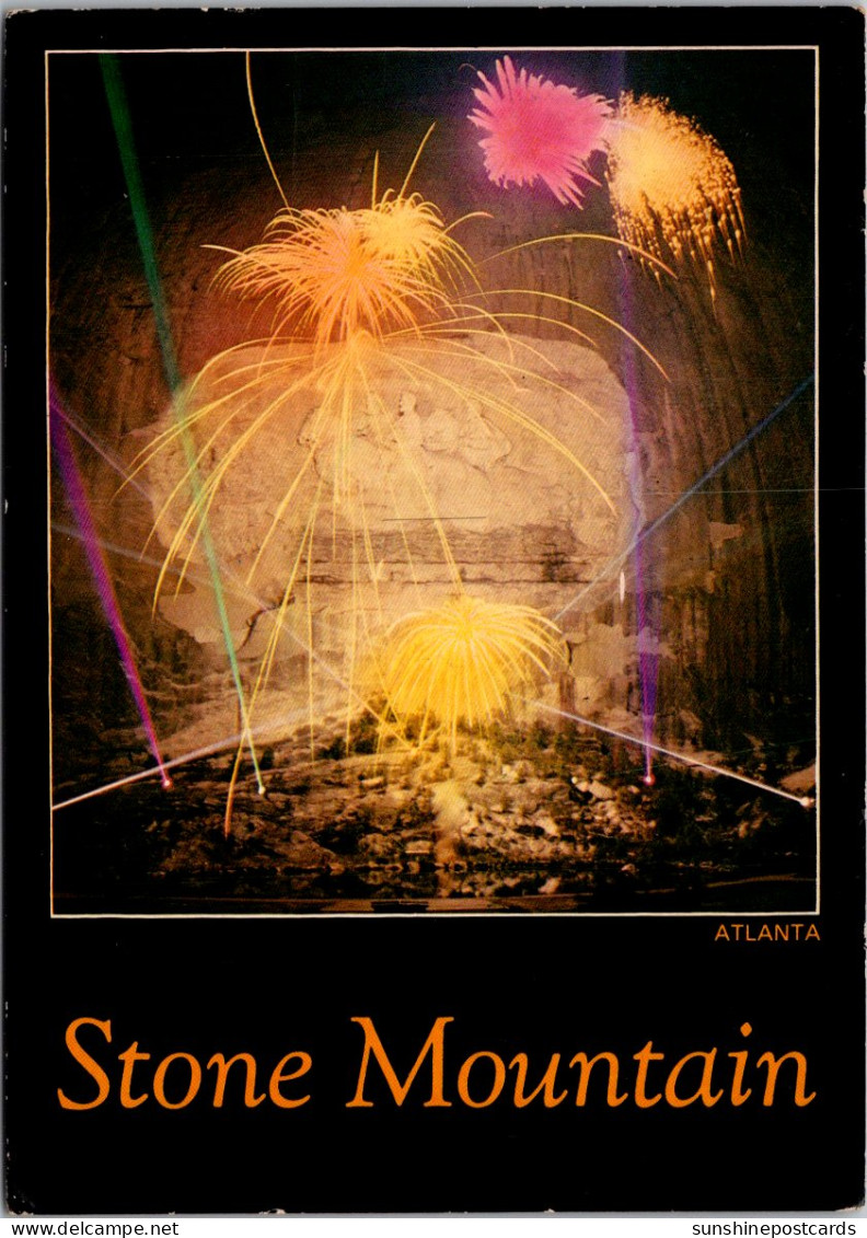 Georgia Atlanta Stone Mountain Fireworks And Laser Show 1986 - Atlanta