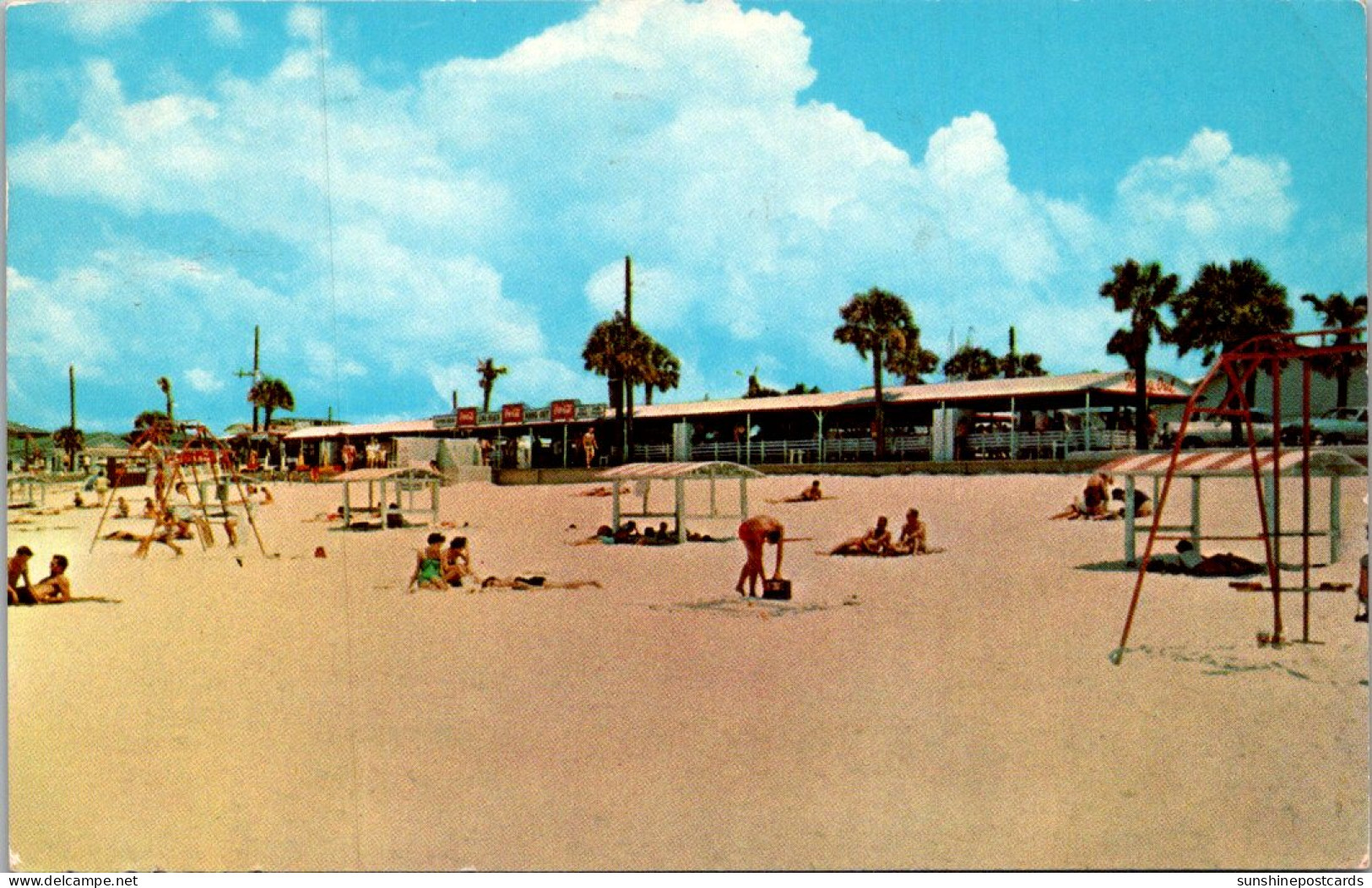 Floirida Panama City Long Beach Showing Recreation Center 1955 - Panama City