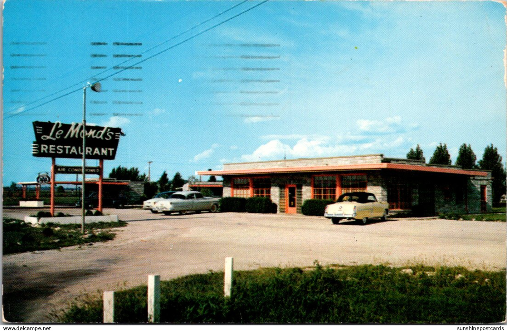 Indiana Evansville Le Mond's Restaurant 1955 - Evansville