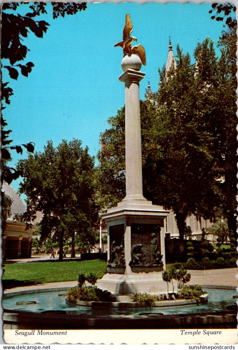 Utah Salt Lake City Temple Square The Seagull Monument 1976 - Salt Lake City