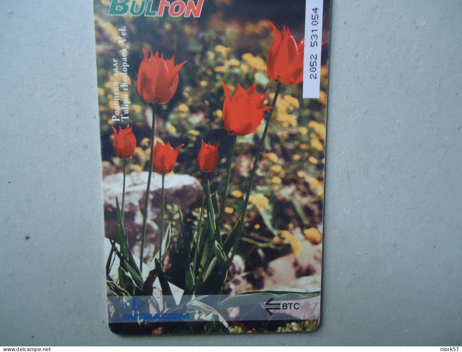 BULGARIA USED CARDS  FLOWERS  ROSES - Flores