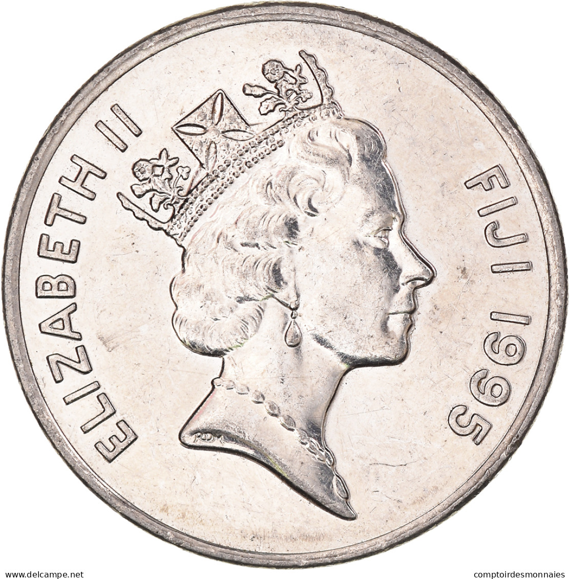 Monnaie, Fidji, 20 Cents, 1995 - Fidji