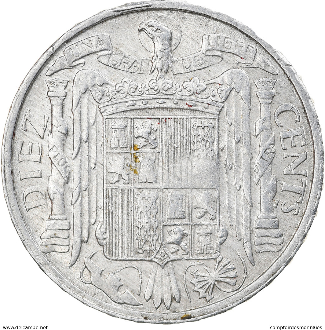 Monnaie, Espagne, 10 Centimos, 1953, SUP, Aluminium, KM:766 - 10 Centiemen