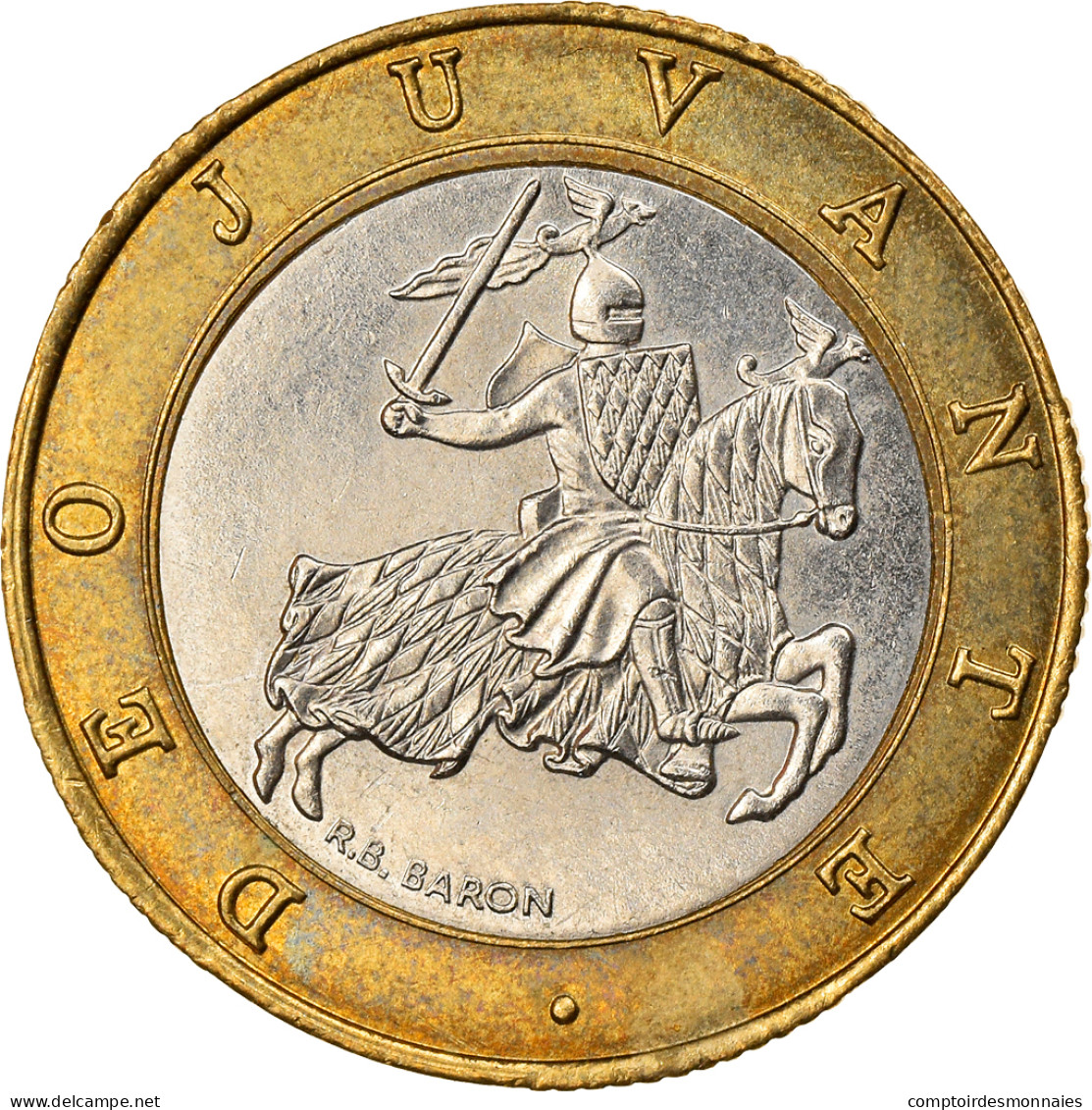 Monnaie, Monaco, Rainier III, 10 Francs, 1998, TTB, Bi-Metallic, Gadoury:MC160 - 1960-2001 Nouveaux Francs