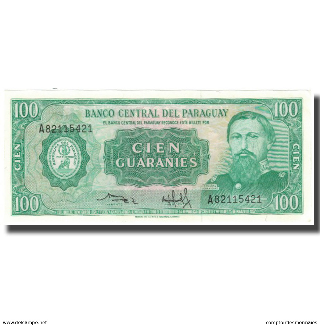 Billet, Paraguay, 100 Guaranies, KM:205, NEUF - Paraguay