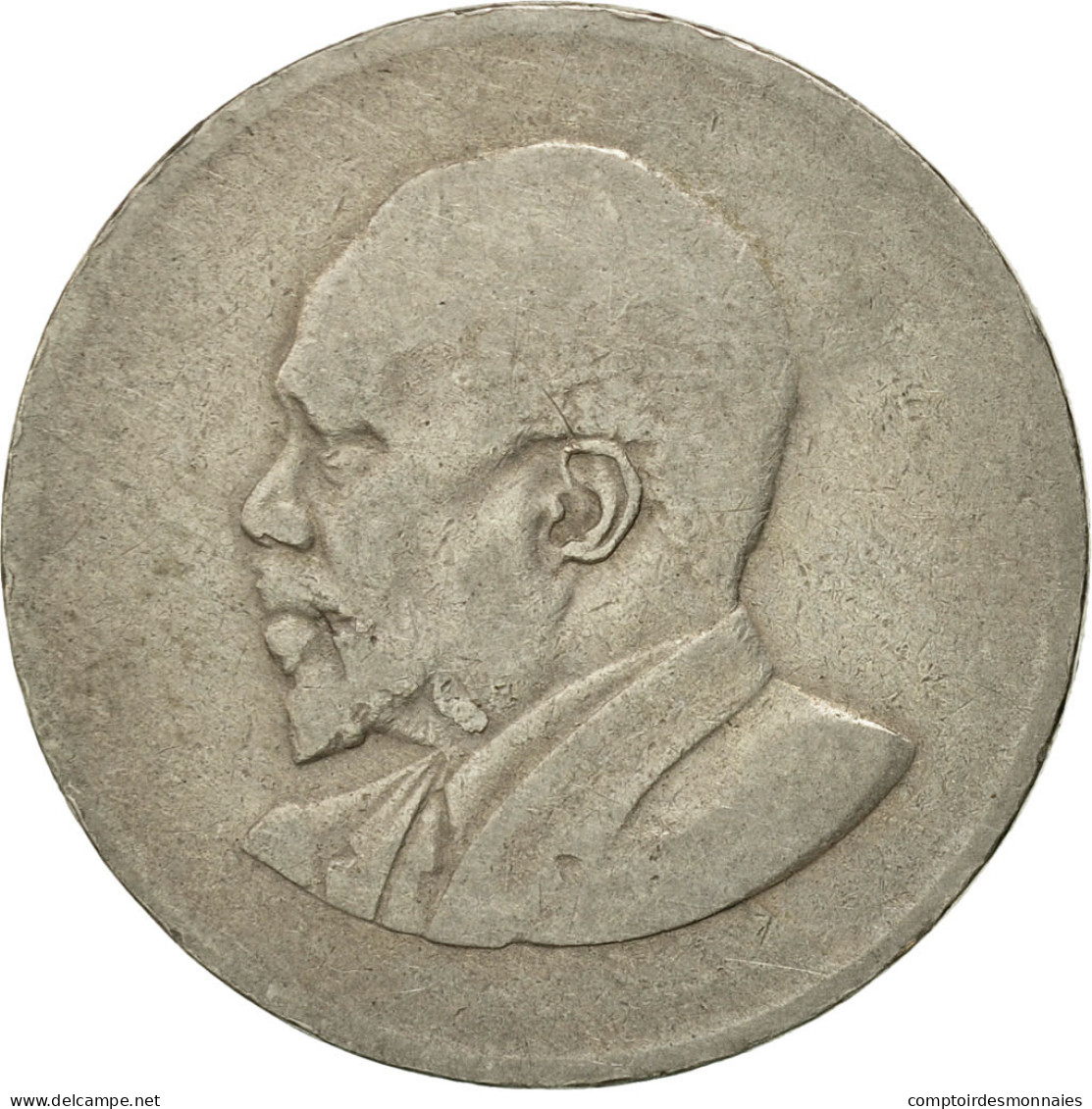 Monnaie, Kenya, Shilling, 1966, TB+, Copper-nickel, KM:5 - Kenya