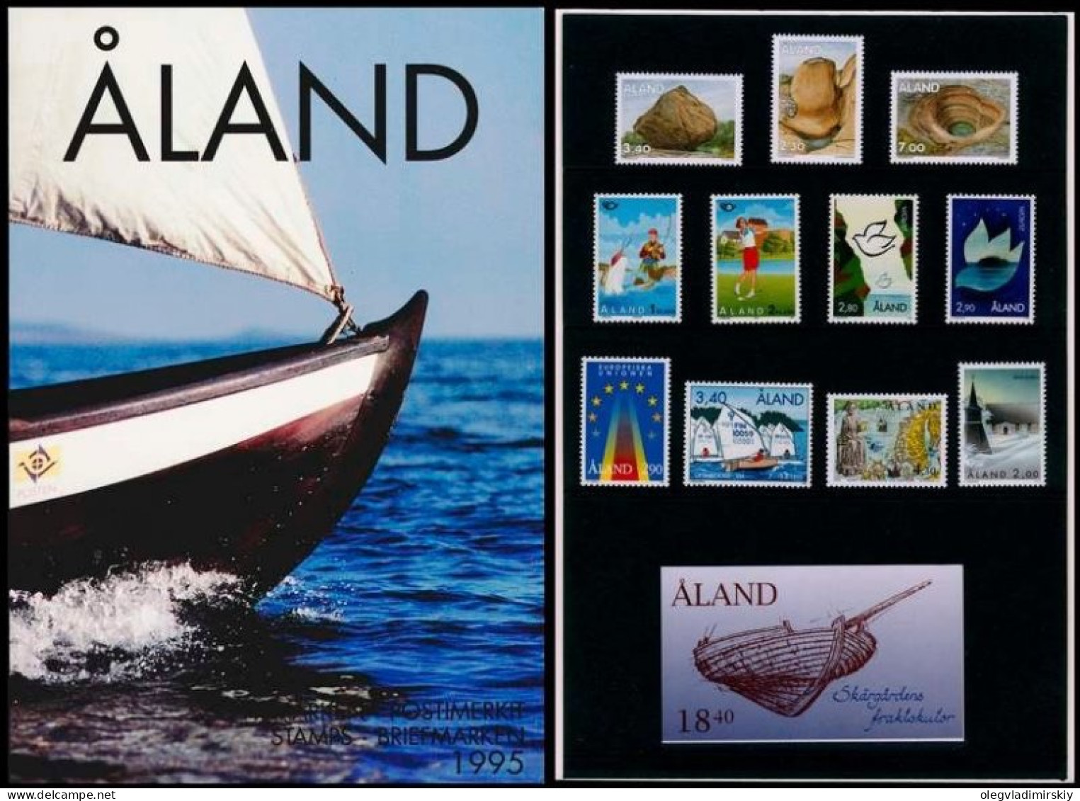 Aland Åland Finland 1995 Year Set Mint - Années Complètes