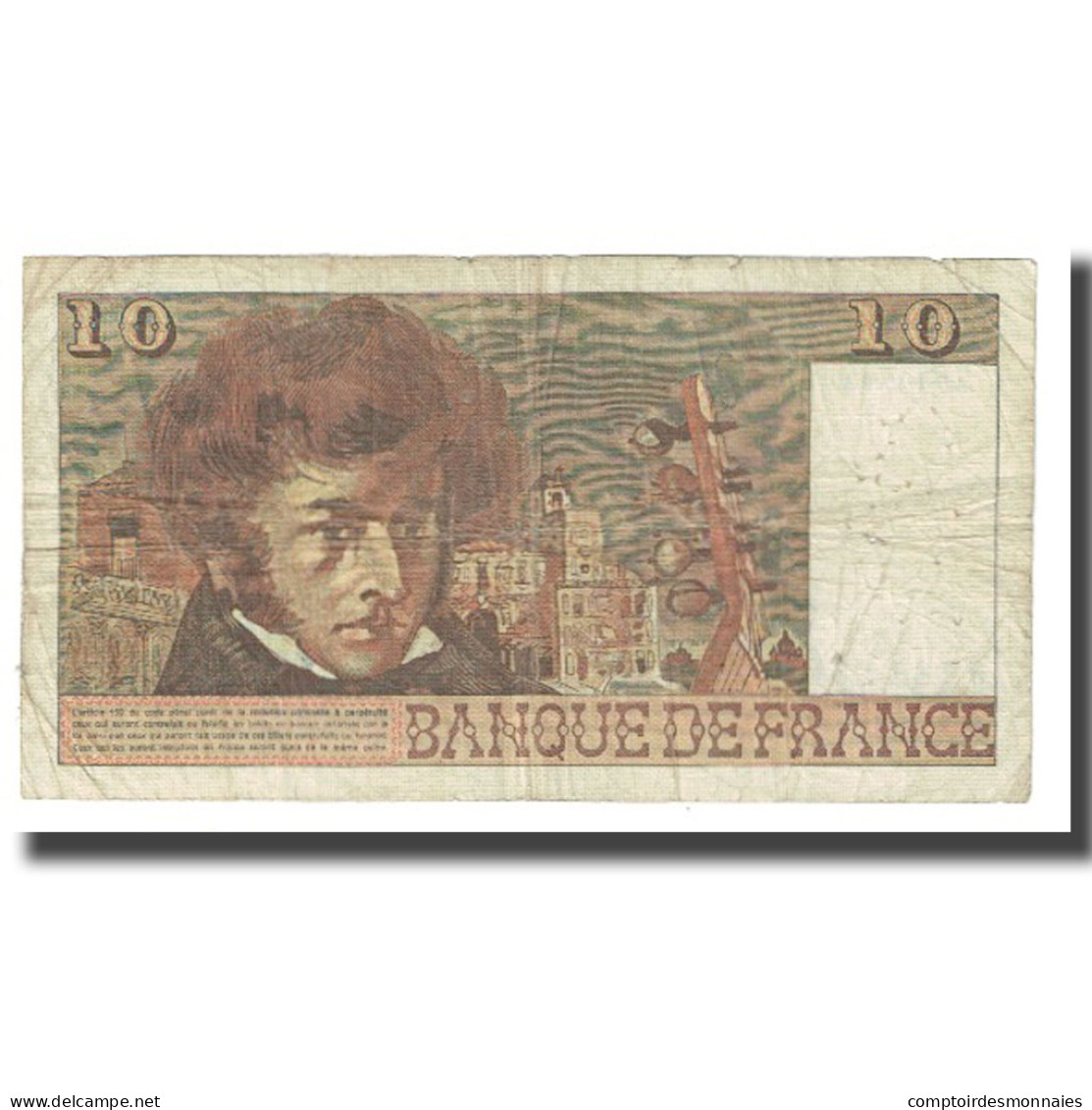 France, 10 Francs, Berlioz, 1976, P. A.Strohl-G.Bouchet-J.J.Tronche, 1976-01-05 - 10 F 1972-1978 ''Berlioz''