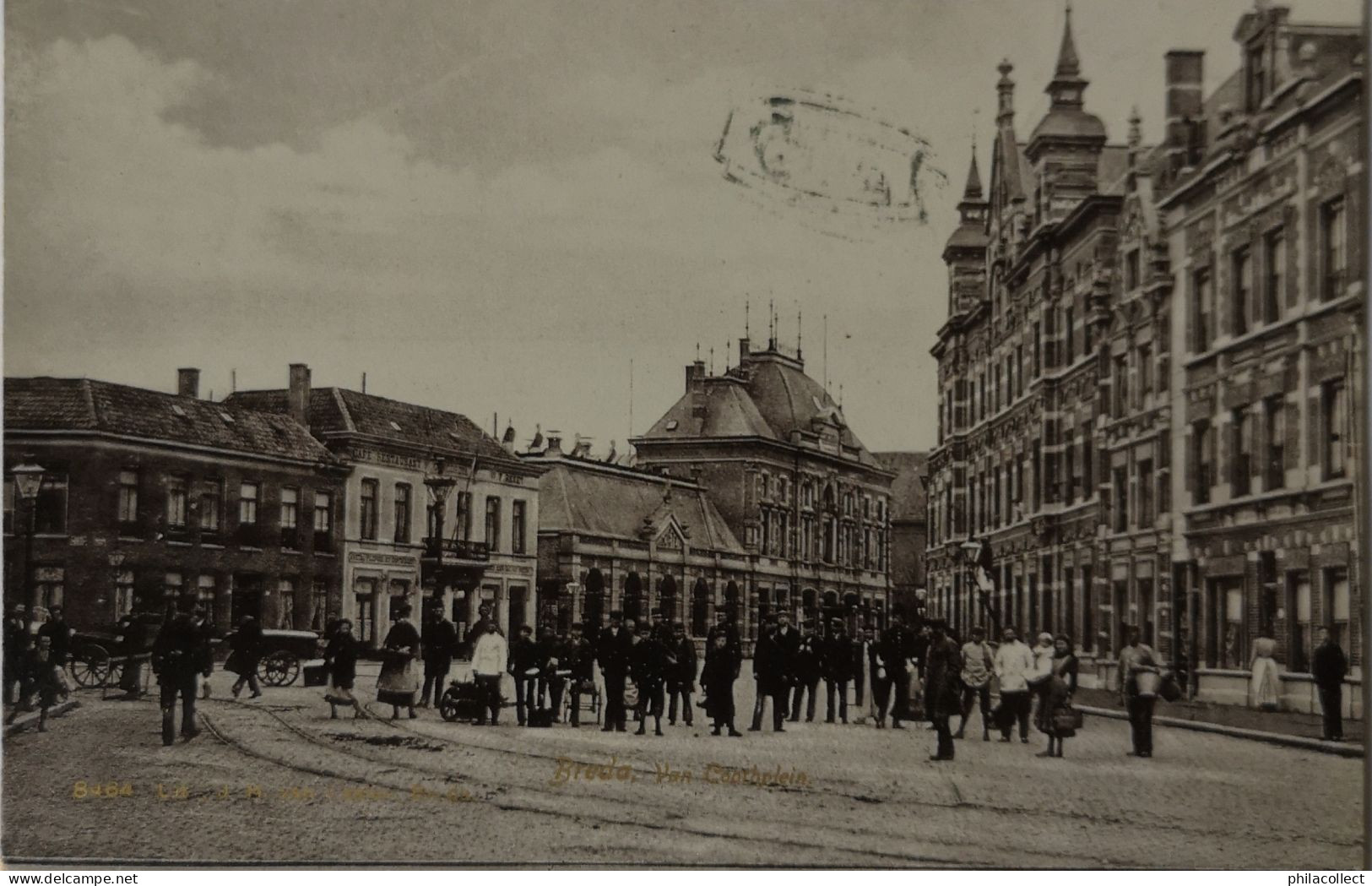 Breda (N - Br.)  Van Coothplein (Veel Volk) 1905 - Breda