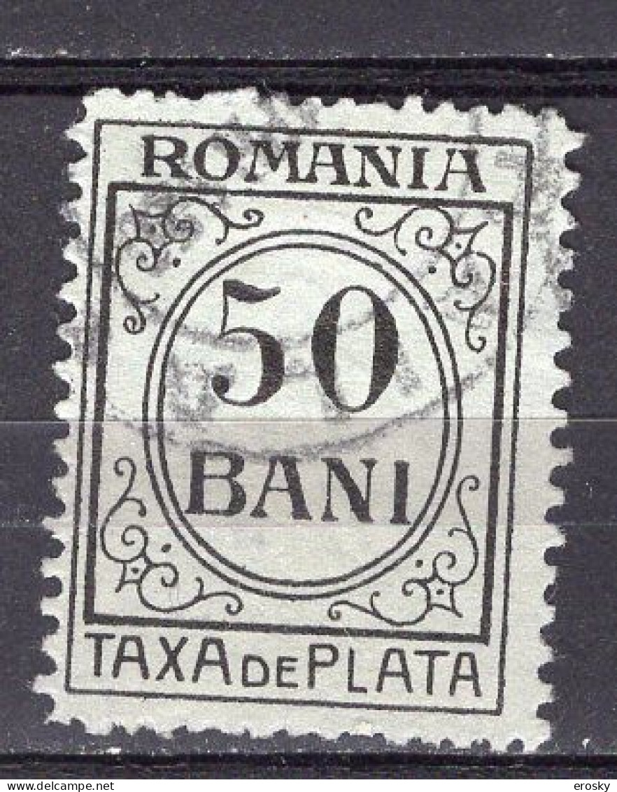 S2906 - ROMANIA ROUMANIE TAXE Yv N°56 - Strafport