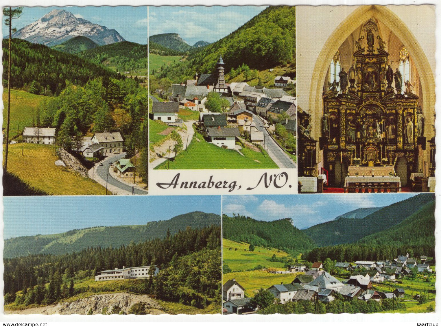 Annaberg, NÖ - Gasthof 'Sägemühle, Hochaltar, Schmeiz, Ev. Erholungs Und Freizeitheim - (Österreich/Austria)  - - Lilienfeld