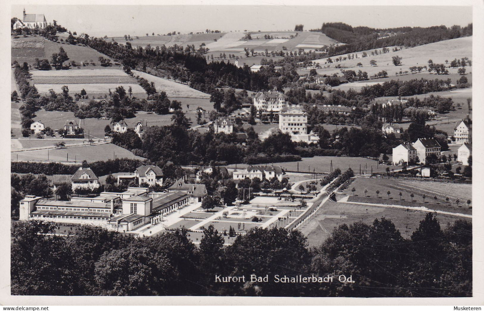 Deutsches Reich PPC Kurort Bad Schallerbach Od BAD SCHALLERBACH 1941 Echte Real Photo Véritable (2 Scans) - Bad Schallerbach