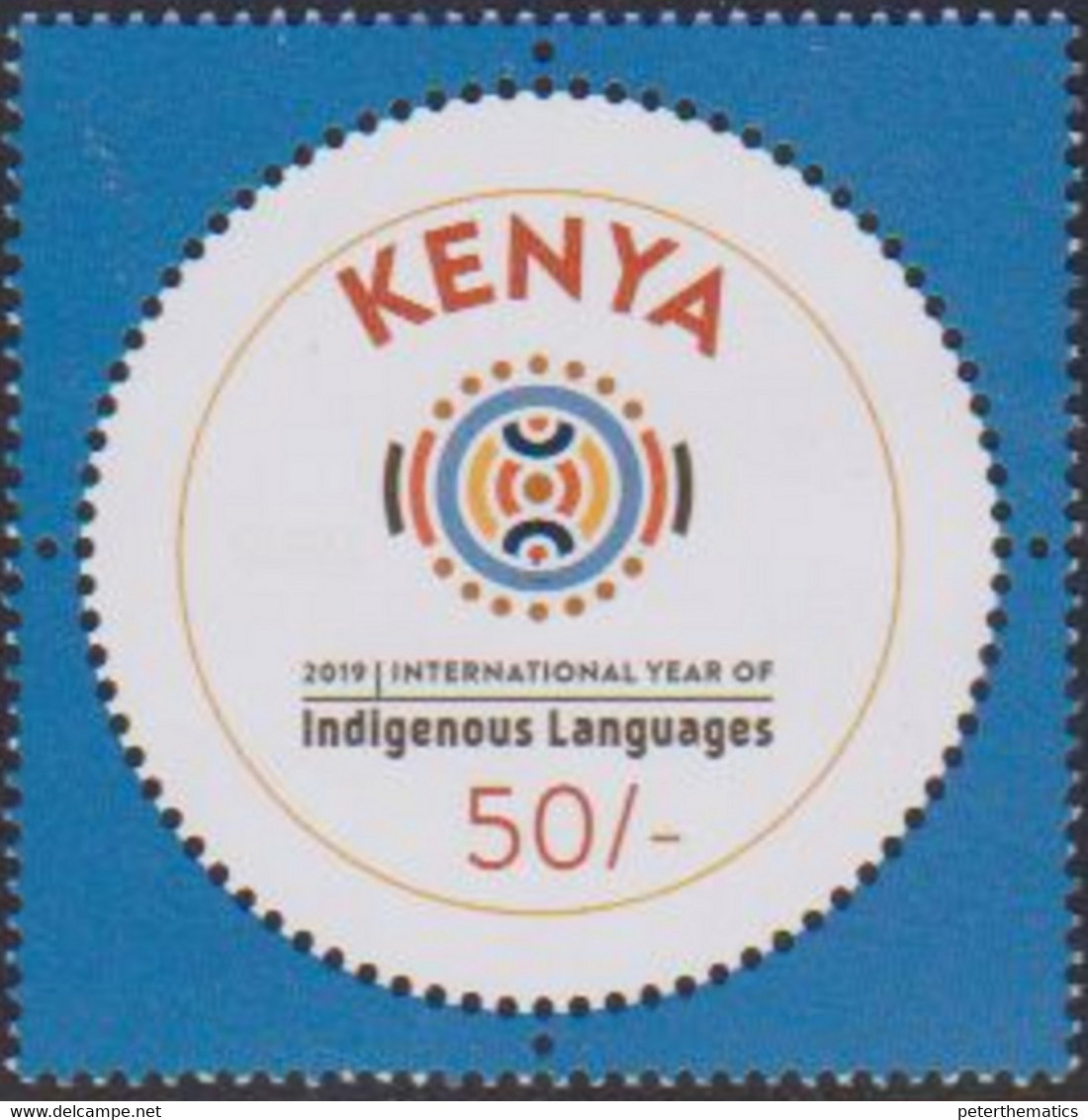 KENYA, 2019, MNH, LANGUAGES, INTERNATIONAL YEAR OF INDIGENOUS LANGUAGES,1v - Other & Unclassified