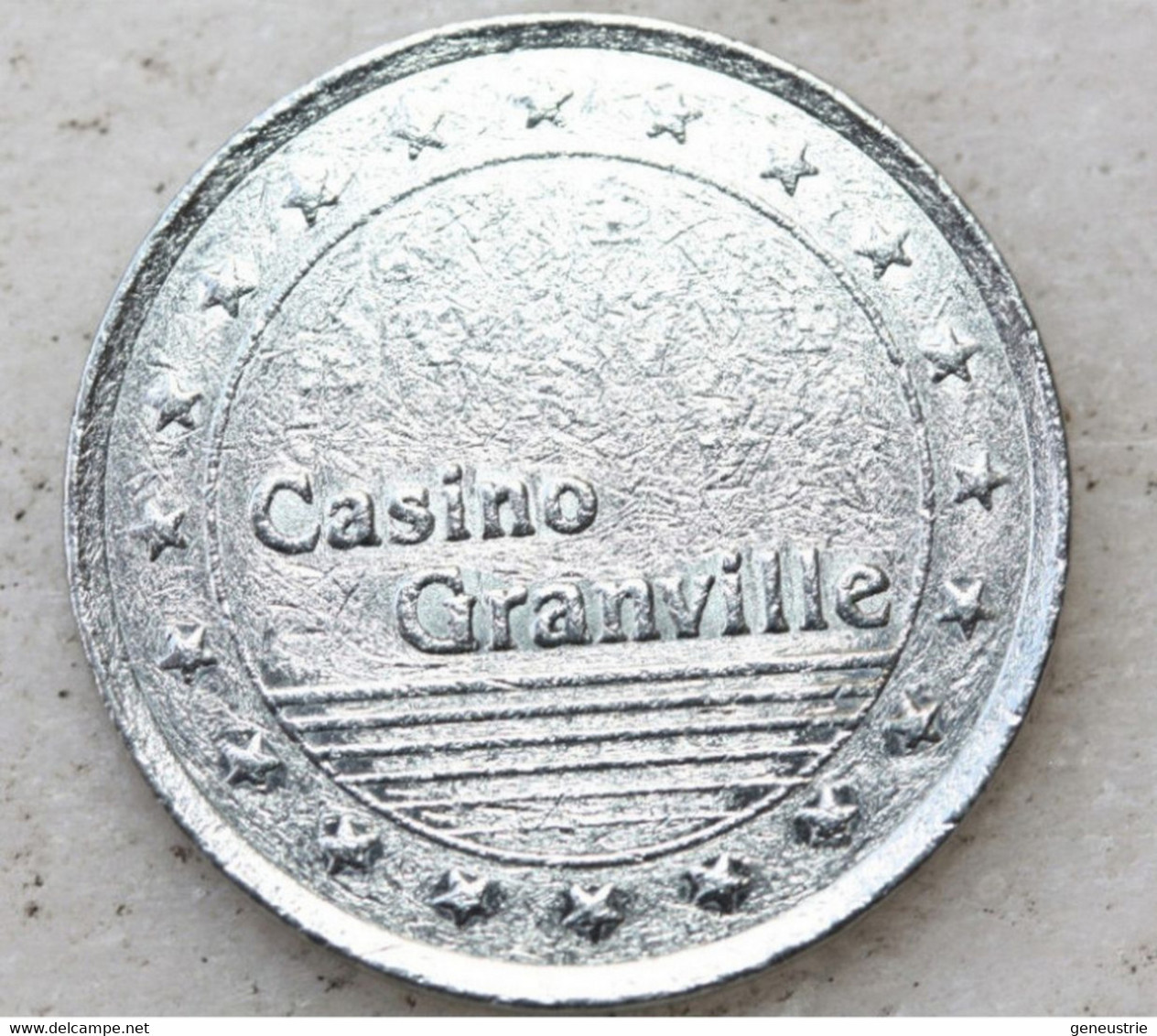 Jeton De 2 € Du Casino De Granville - Manche - Normandie - Euro - Casino Token - Casino