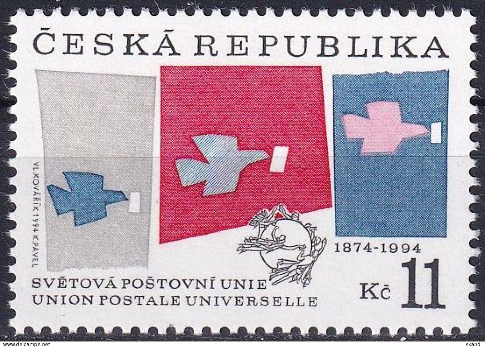 TSCHECHISCHE REPUBLIK 1994 Mi-Nr. 48 ** MNH - Unused Stamps