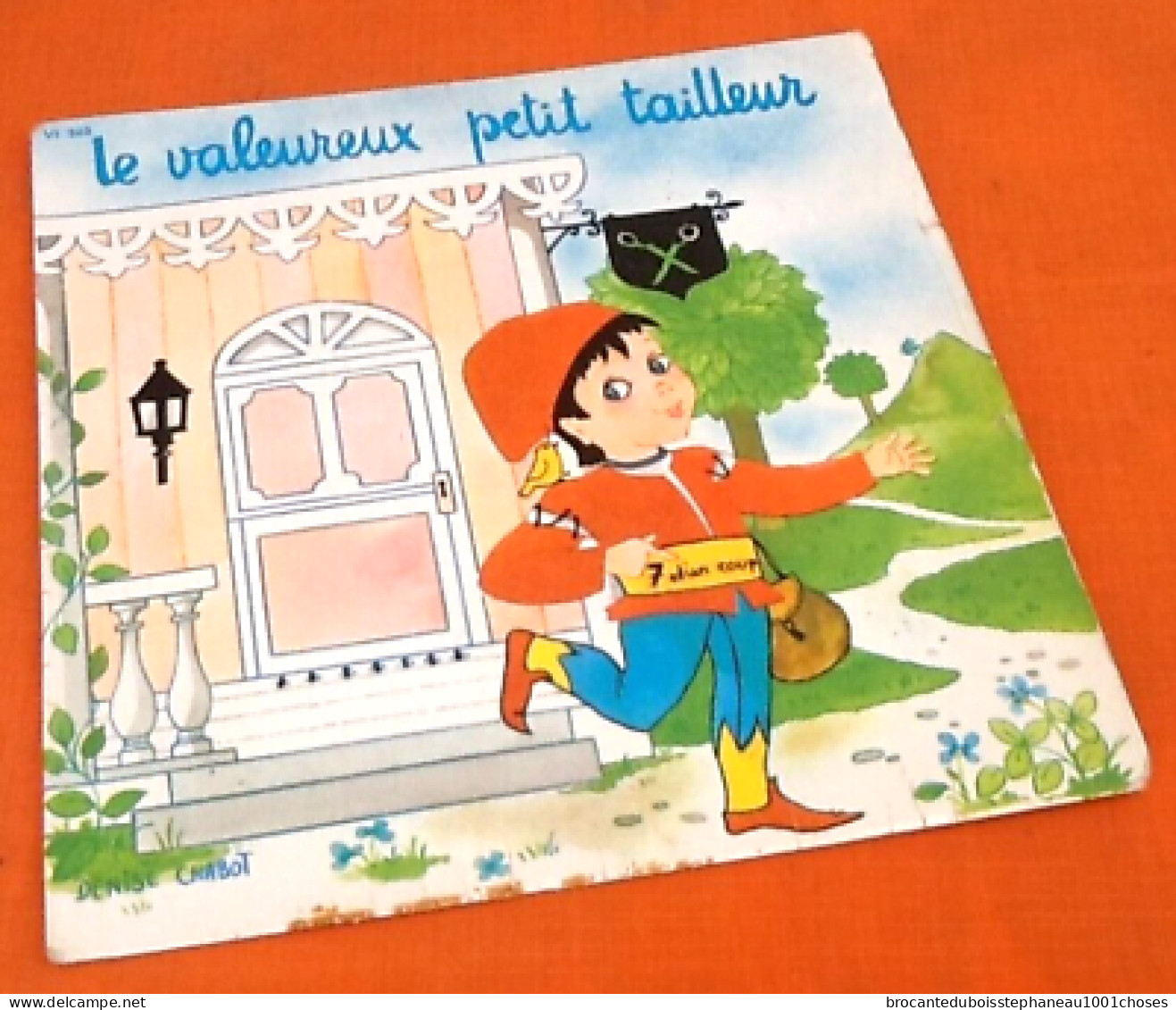 Vinyle 45 Tours  D' Après Grimm  Raconté Par Madeleine Robinson  Le Valeureux Petit Tailleur - Kinderlieder