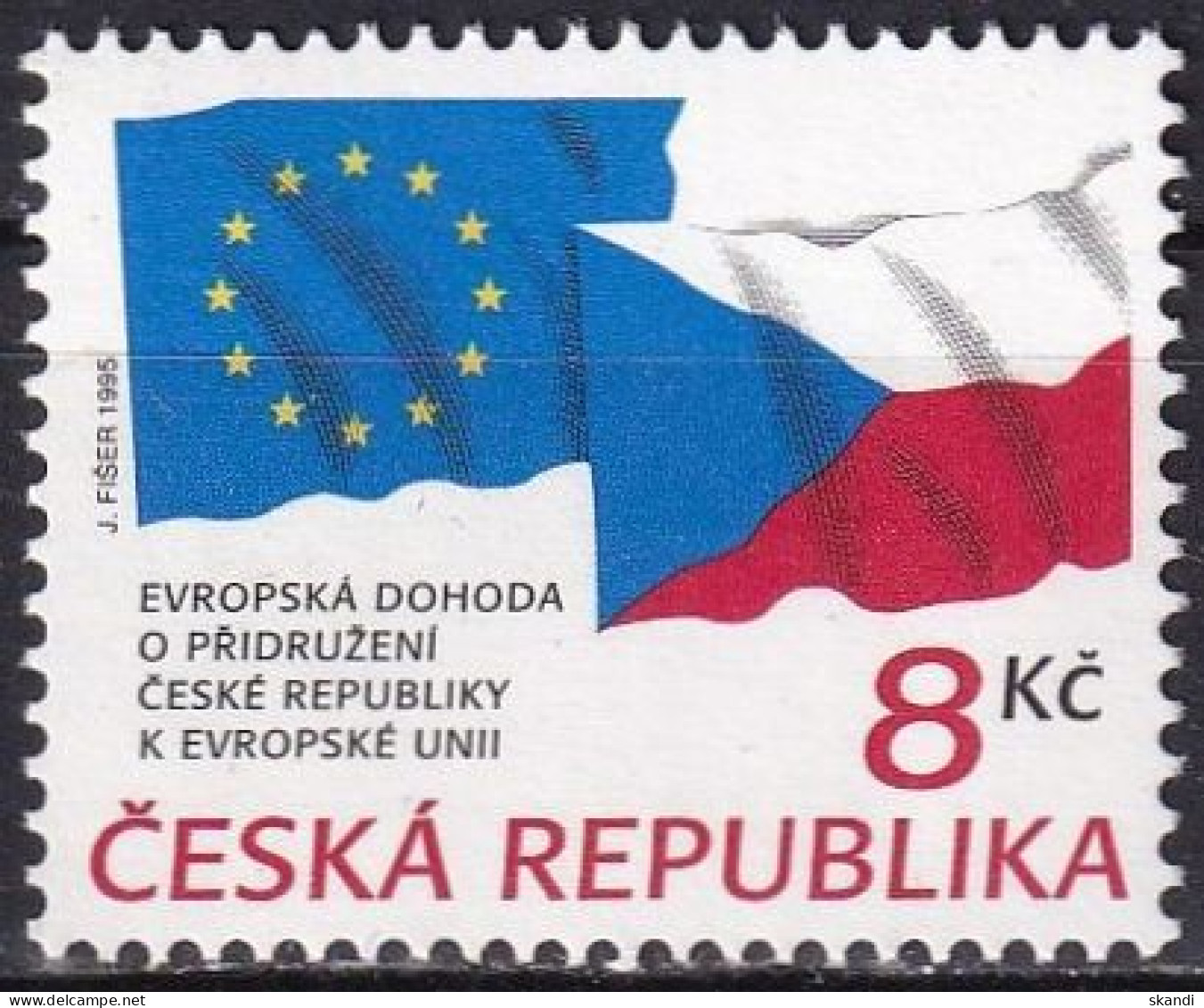 TSCHECHISCHE REPUBLIK 1995 Mi-Nr. 62 ** MNH - Unused Stamps