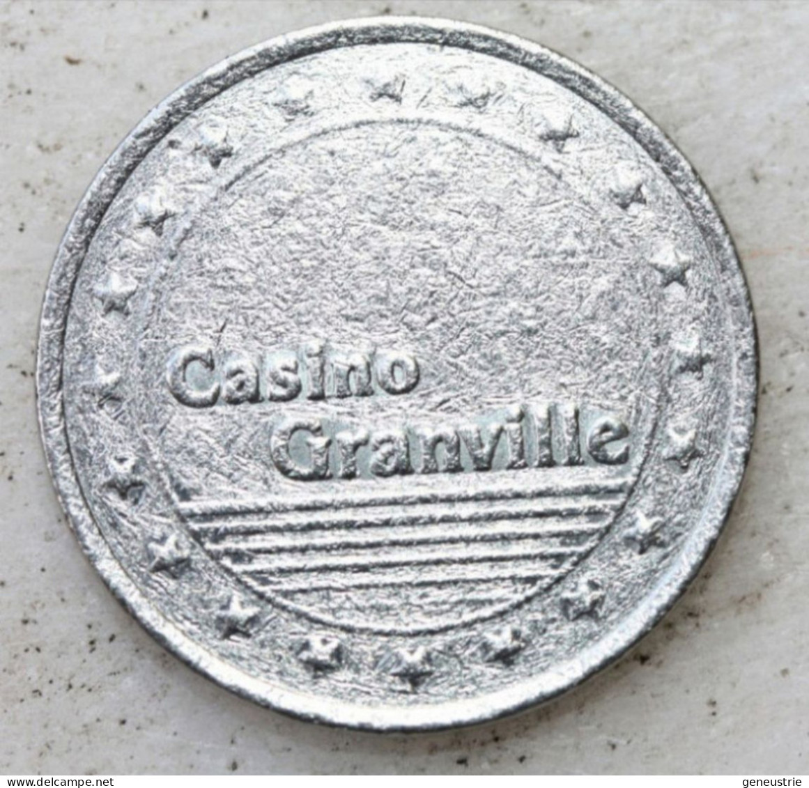 Jeton De 0.50 € Du Casino De Granville - Manche - Normandie - Euro - Casino Token - Casino