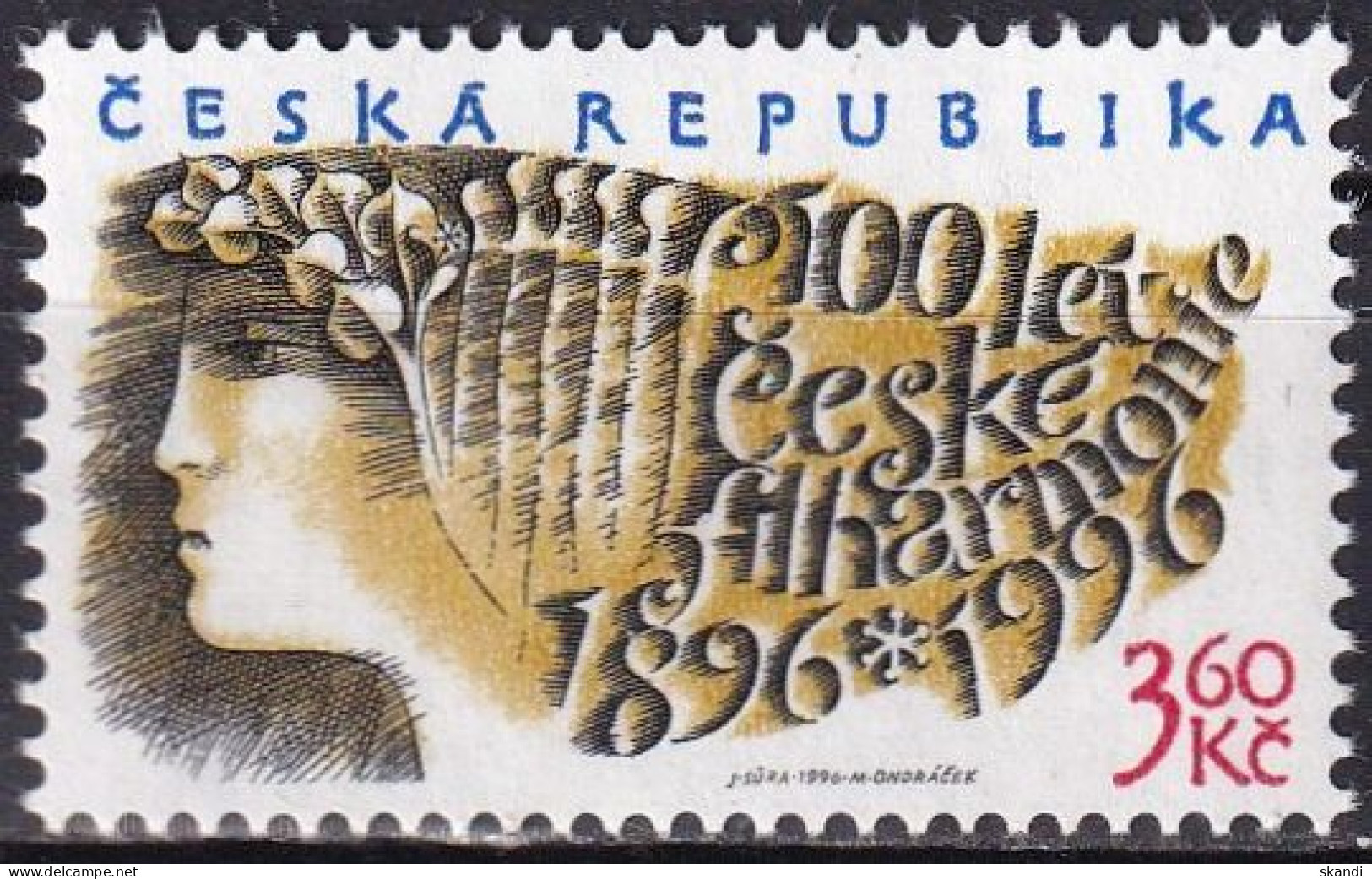 TSCHECHISCHE REPUBLIK 1996 Mi-Nr. 100 ** MNH - Unused Stamps