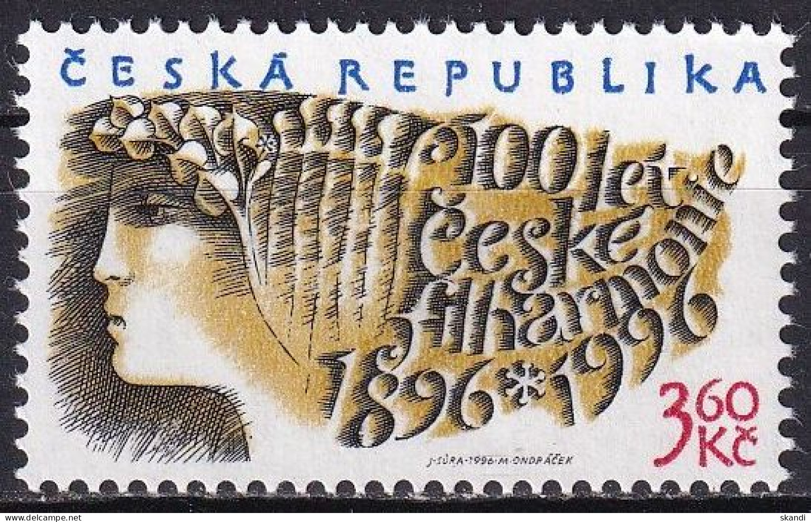TSCHECHISCHE REPUBLIK 1996 Mi-Nr. 100 ** MNH - Unused Stamps