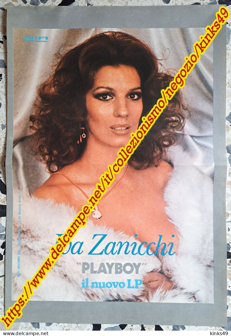 B231> < IVA ZANICCHI > Pagina Pubblicità Per Il 33 Giri < Playboy > 1978 - Objets Dérivés