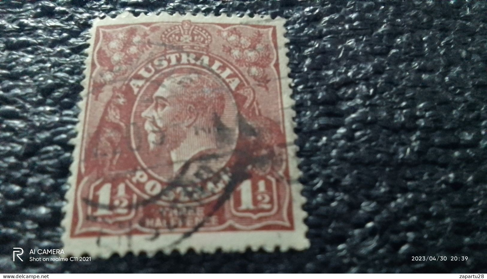 AVUSTRALYA-1913-36-              1.50P          KING GEORGE V.    .             USED - Oblitérés
