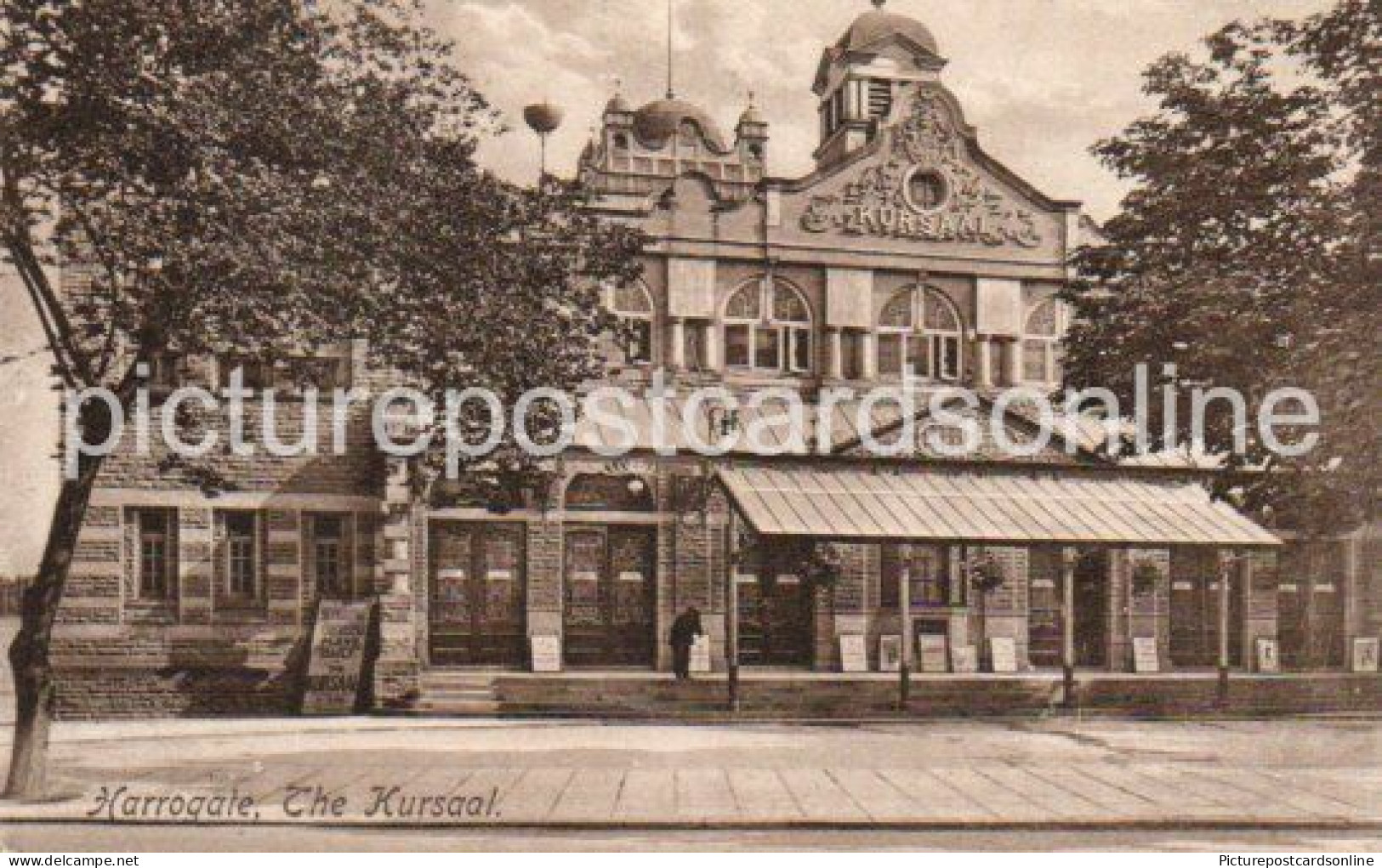 HARROGATE THE KURSAAL OLD B/W POSTCARD YORKSHIRE THEATRE - Harrogate