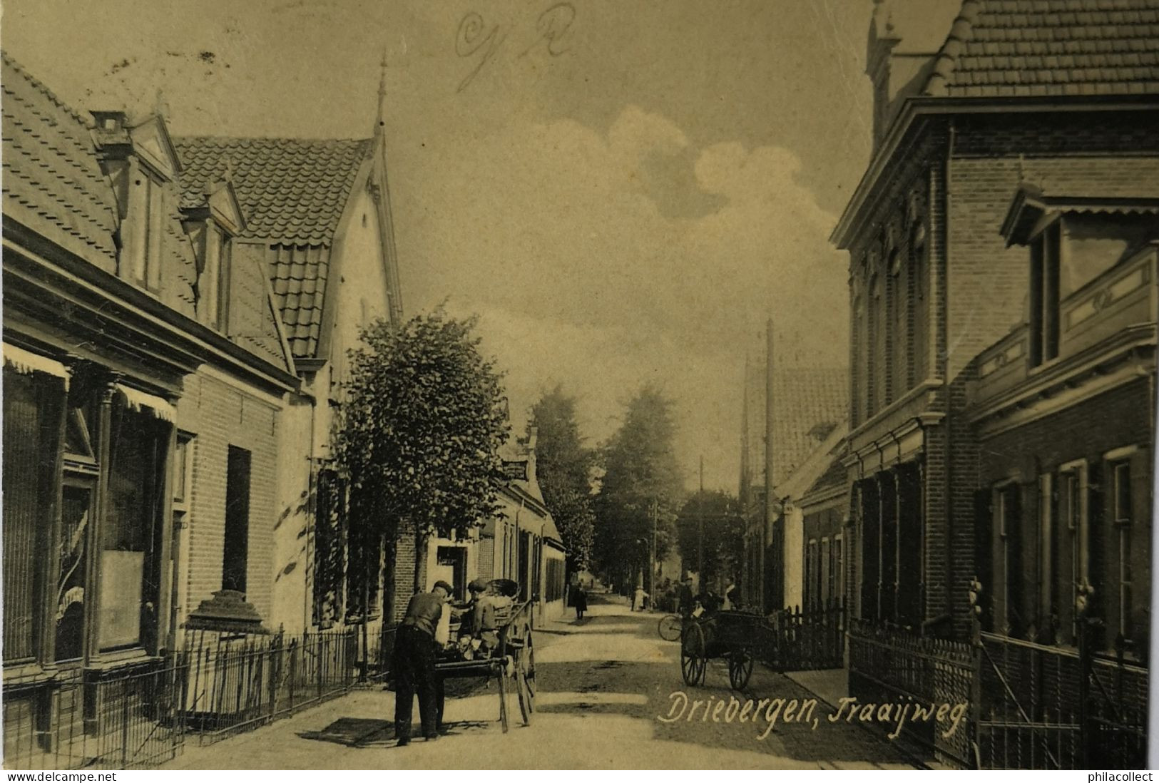 Driebergen (Utr.) Traaijweg (Handkar) 1907 - Driebergen – Rijsenburg