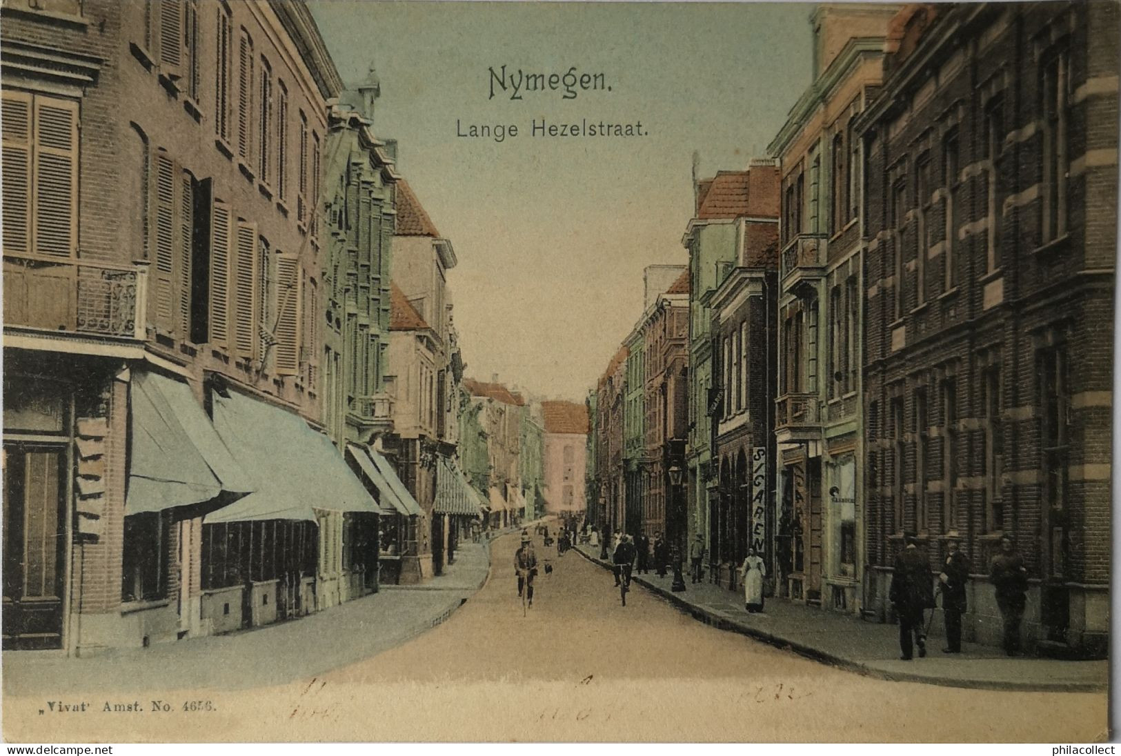 Nijmegen // Lange Hezelstraat Ca 1900 Vivat - Nijmegen