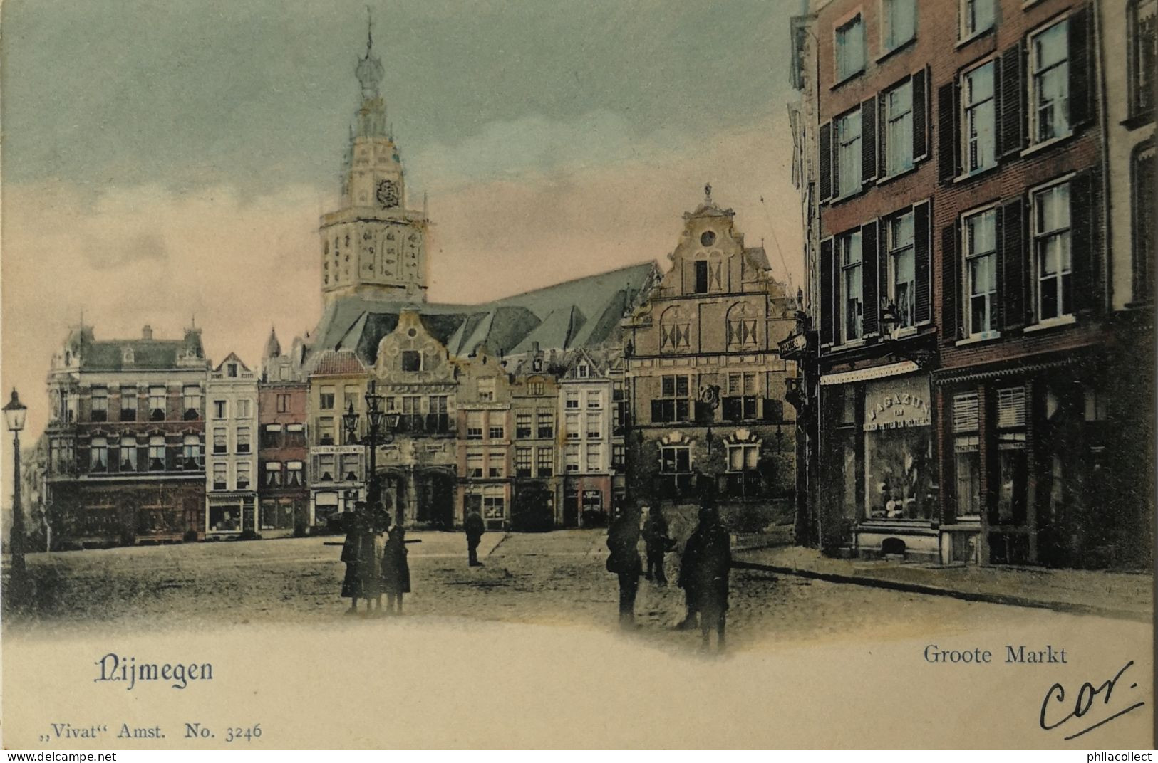 Nijmegen // Groote Markt Ca 1900 Vivat - Nijmegen