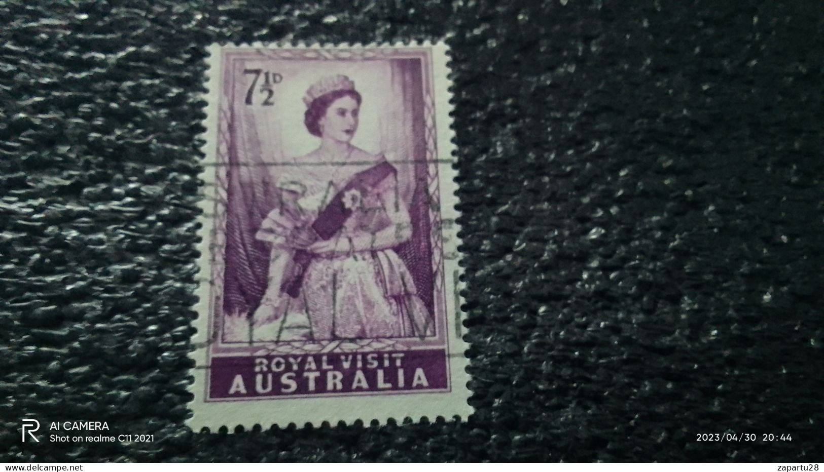 AVUSTRALYA-1954-              7.50P             .             USED - Oblitérés